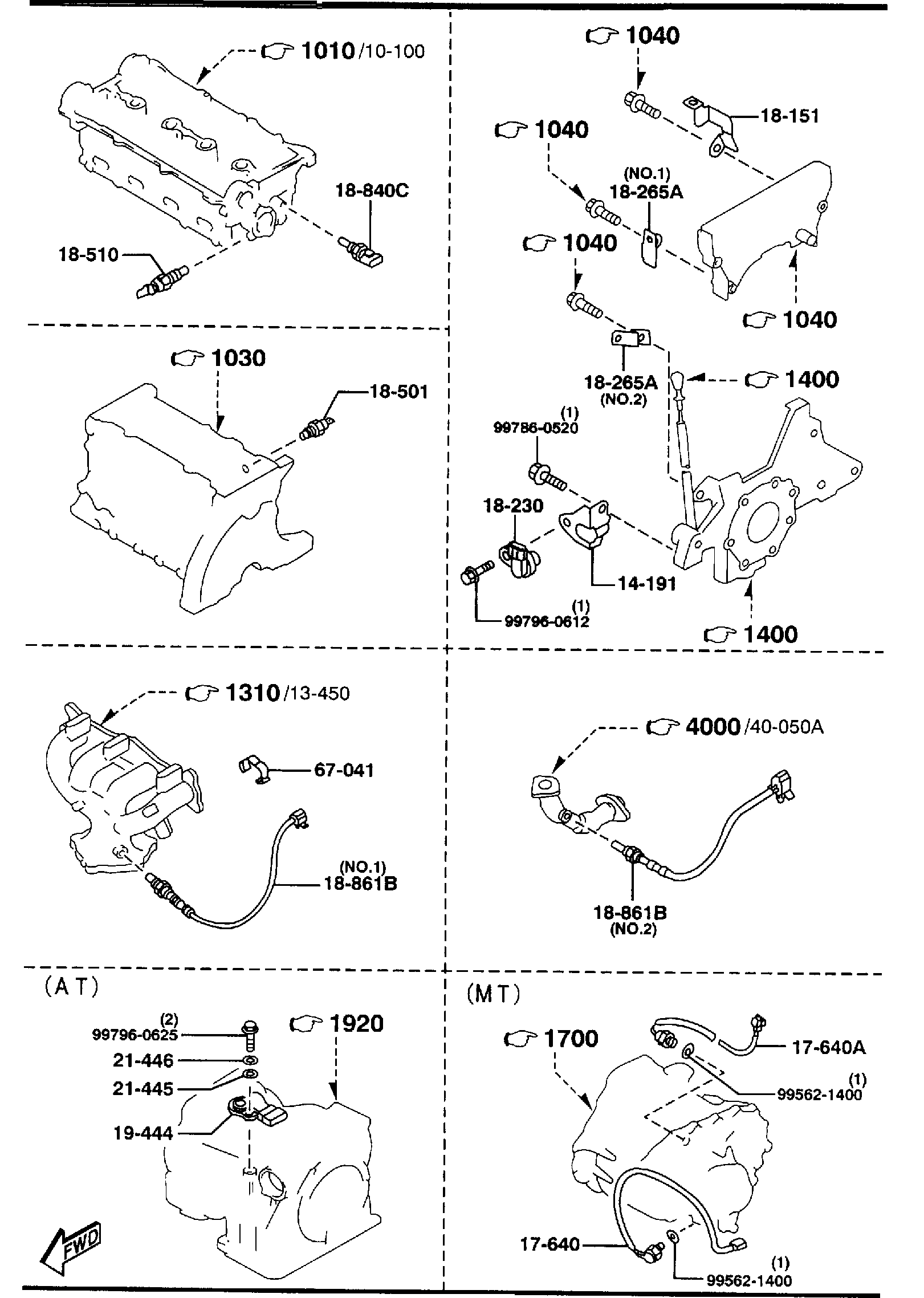Diagram ENGINE SWITCHES & RELAYS (1500CC) for your 2009 Mazda Mazda6   