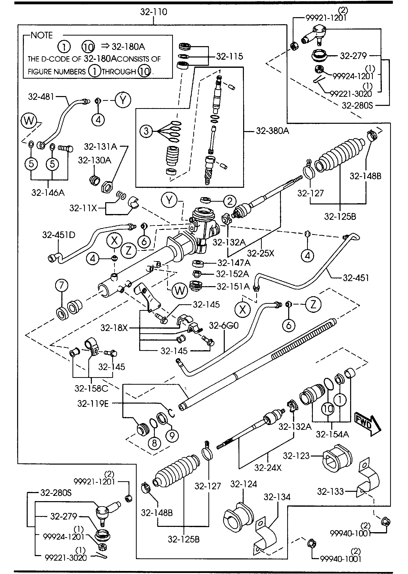 Diagram STEERING GEAR for your 2014 Mazda MX-5 Miata   