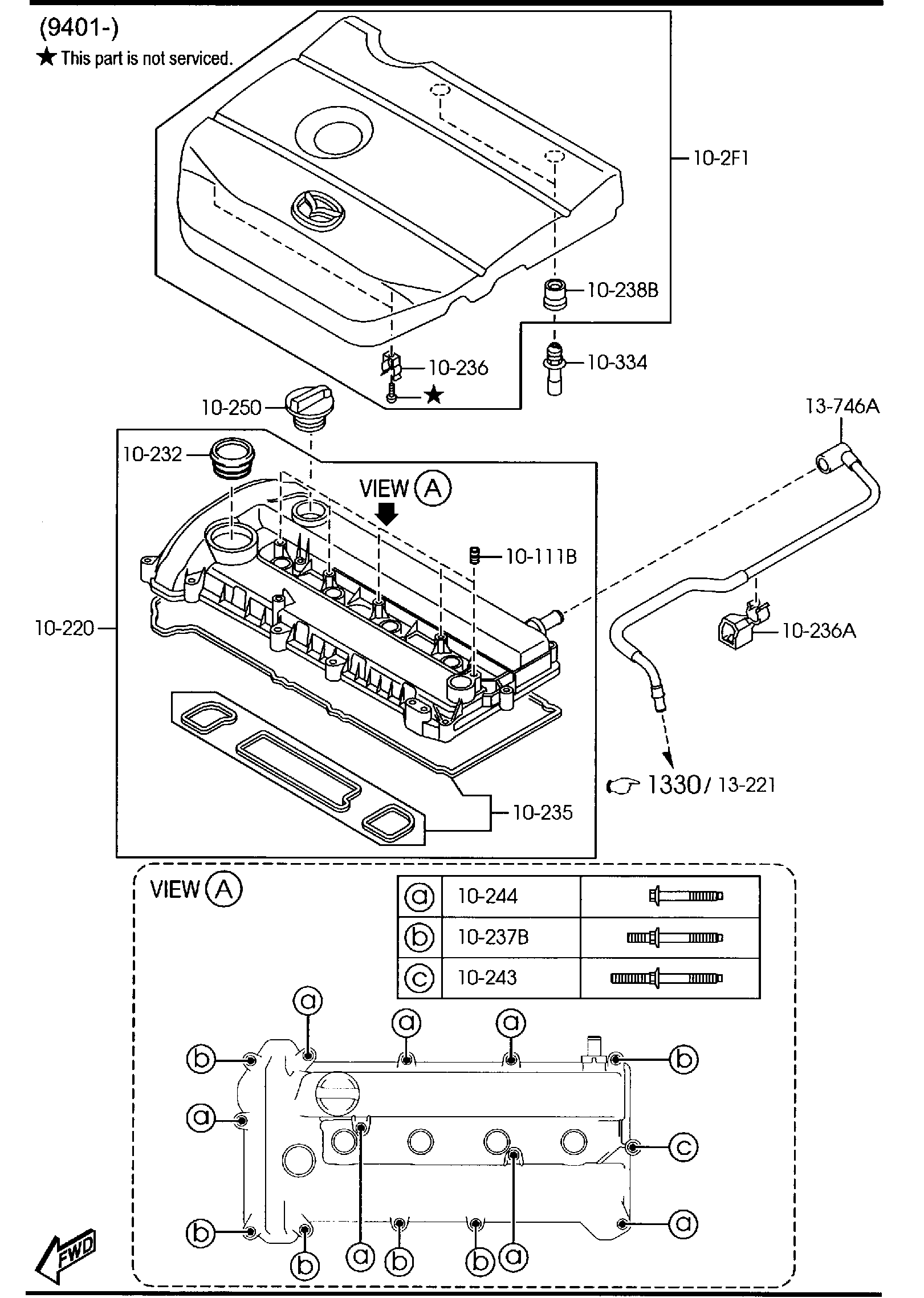 Diagram CYLINDER HEAD & COVER for your 2008 Mazda Mazda5   