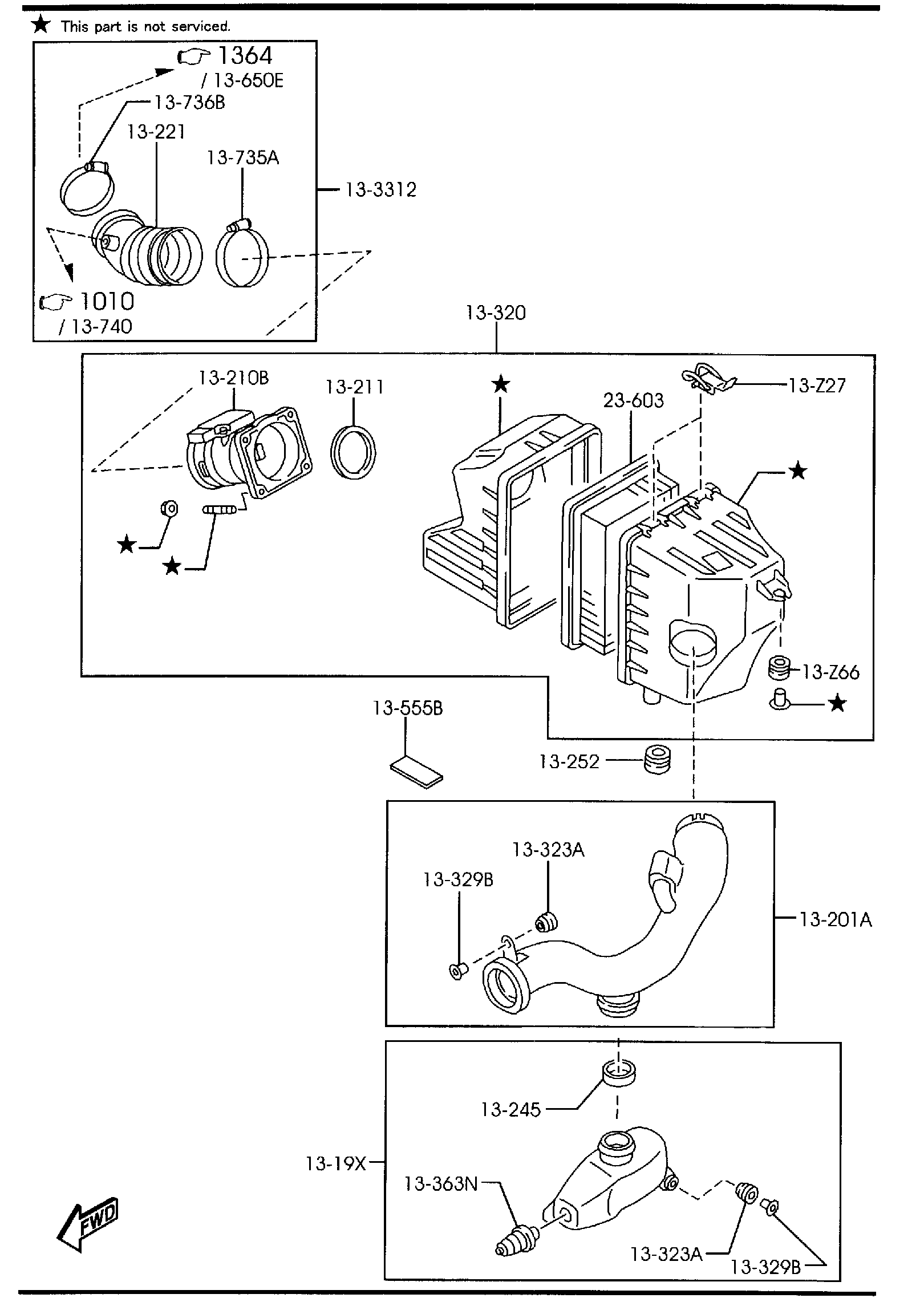 Diagram AIR CLEANER (3000CC) for your 2021 Mazda CX-5   