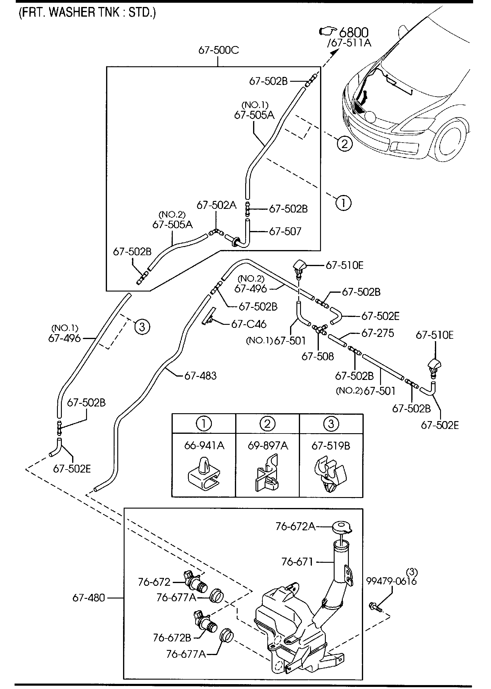 Diagram WINDSHIELD WASHER for your 2018 Mazda CX-5   