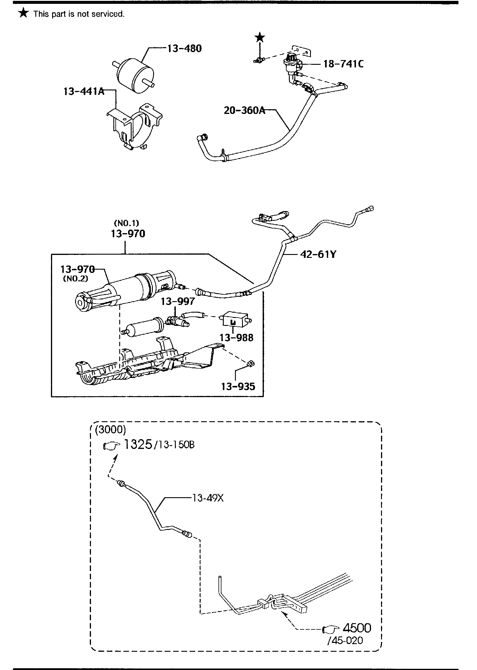 Diagram FUEL SYSTEM for your 2006 Mazda B2500   