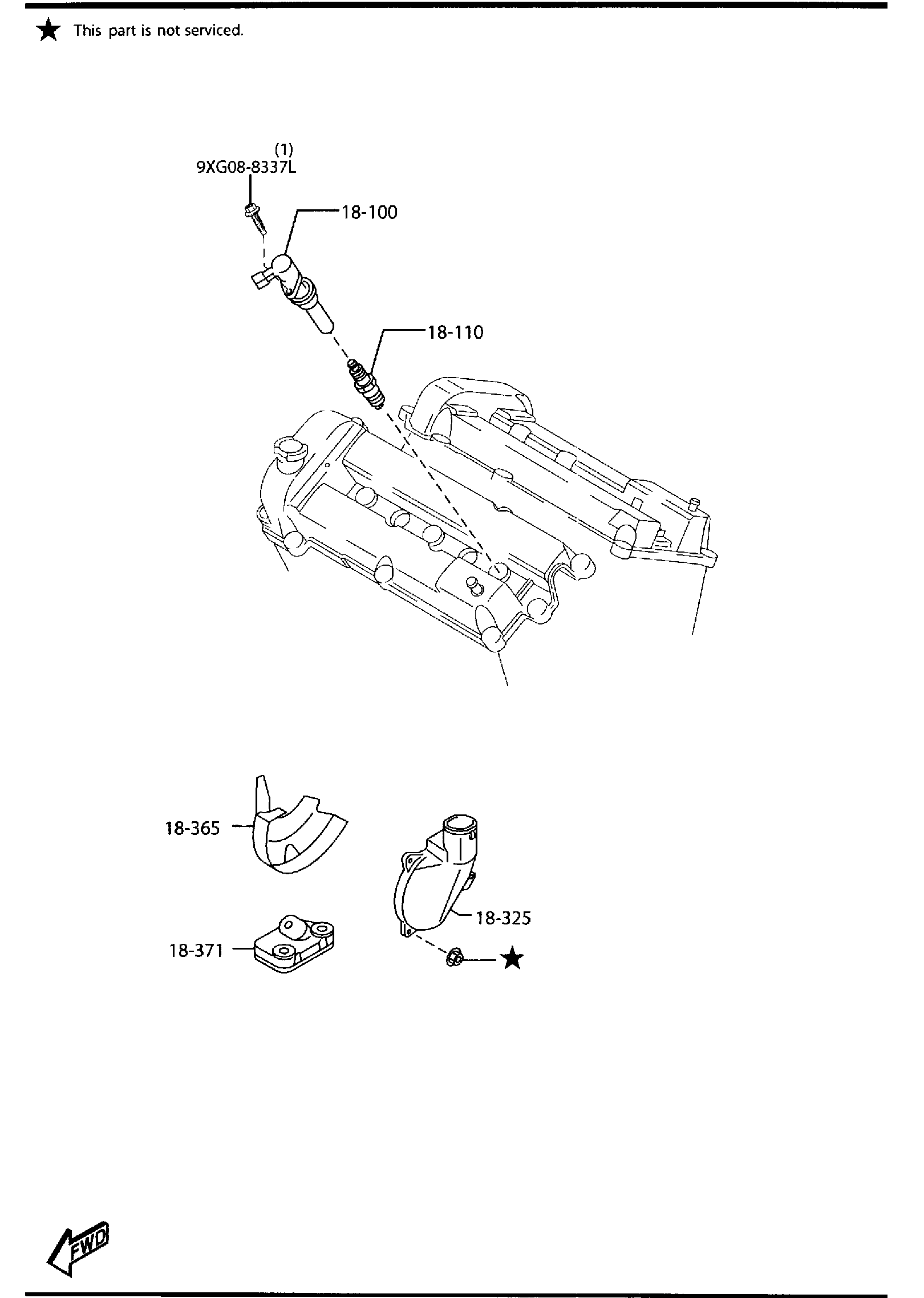Diagram ENGINE ELECTRICAL SYSTEM (3000CC) for your Mazda