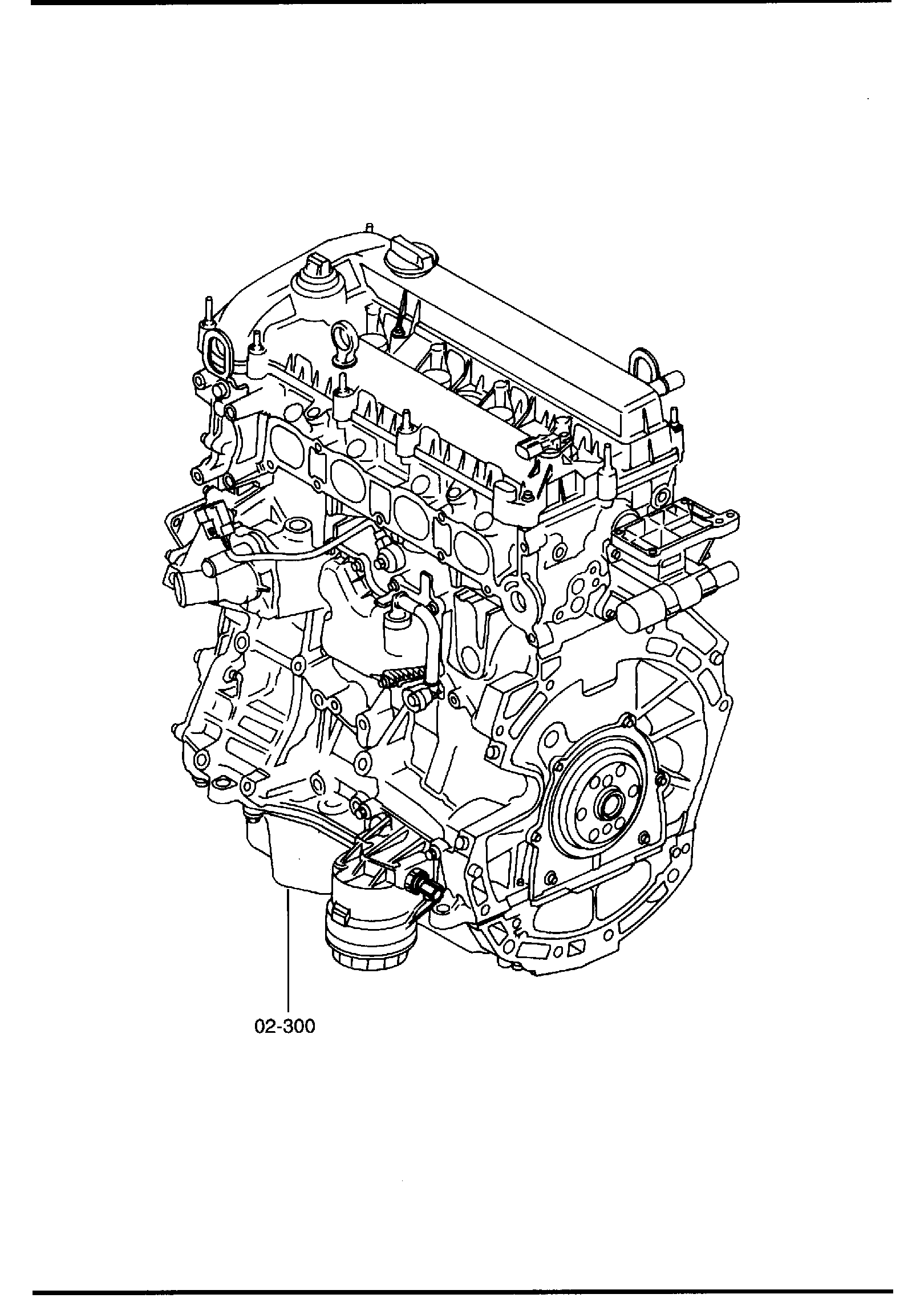 Diagram ENGINE & GASKET (2500CC) for your Mazda