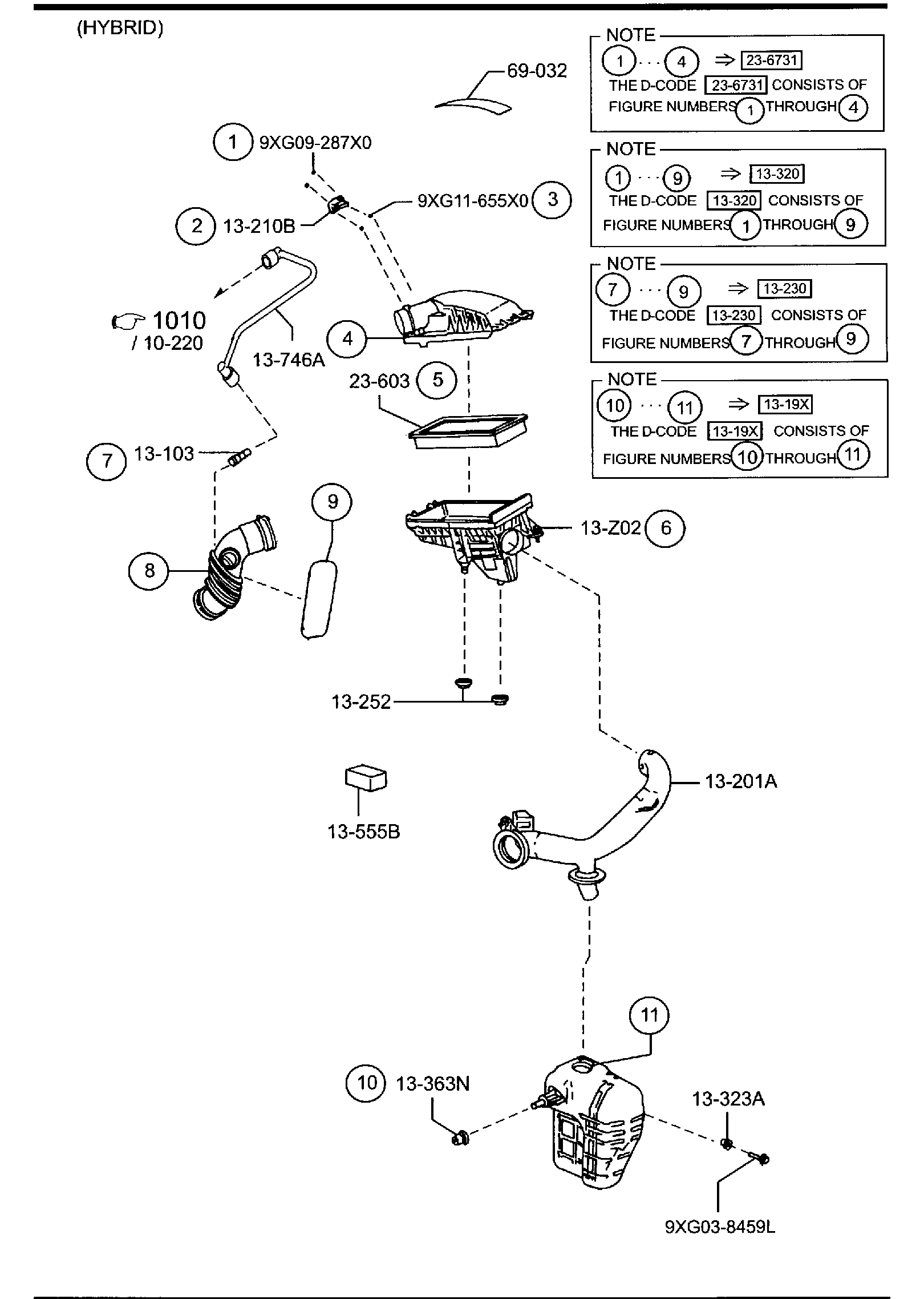 Diagram AIR CLEANER (2500CC) for your 2021 Mazda CX-5   