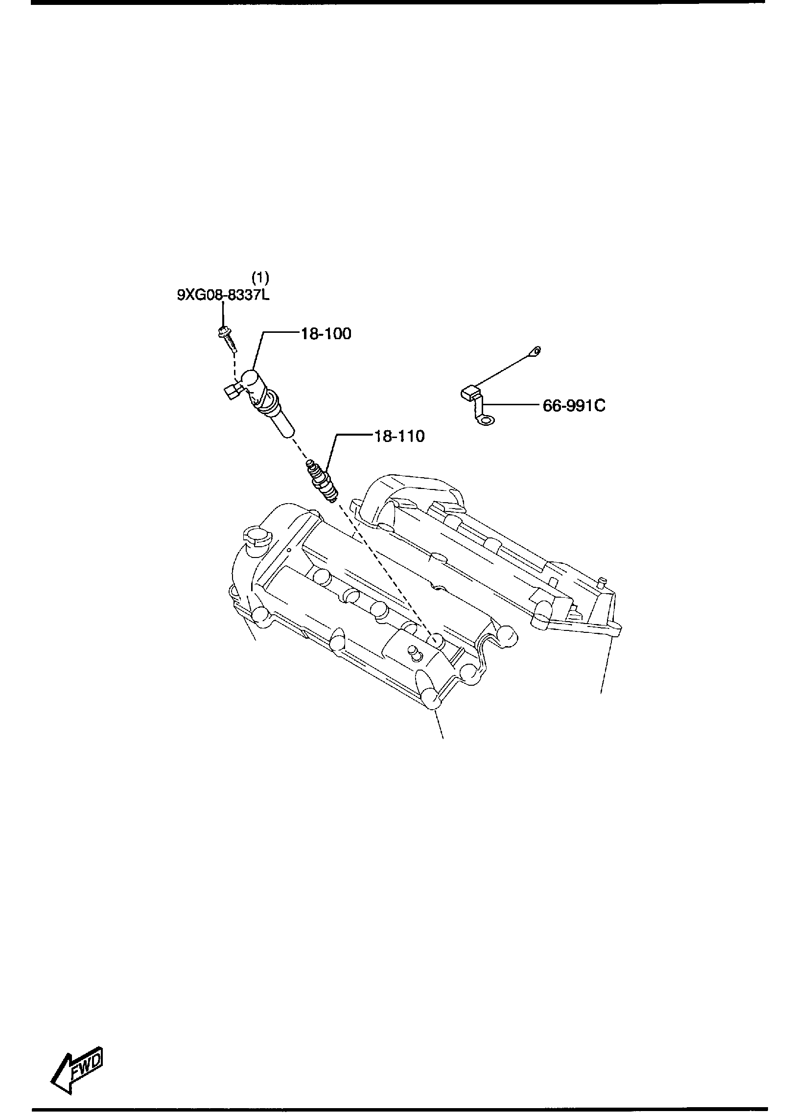 Diagram ENGINE ELECTRICAL SYSTEM (3000CC) for your Mazda