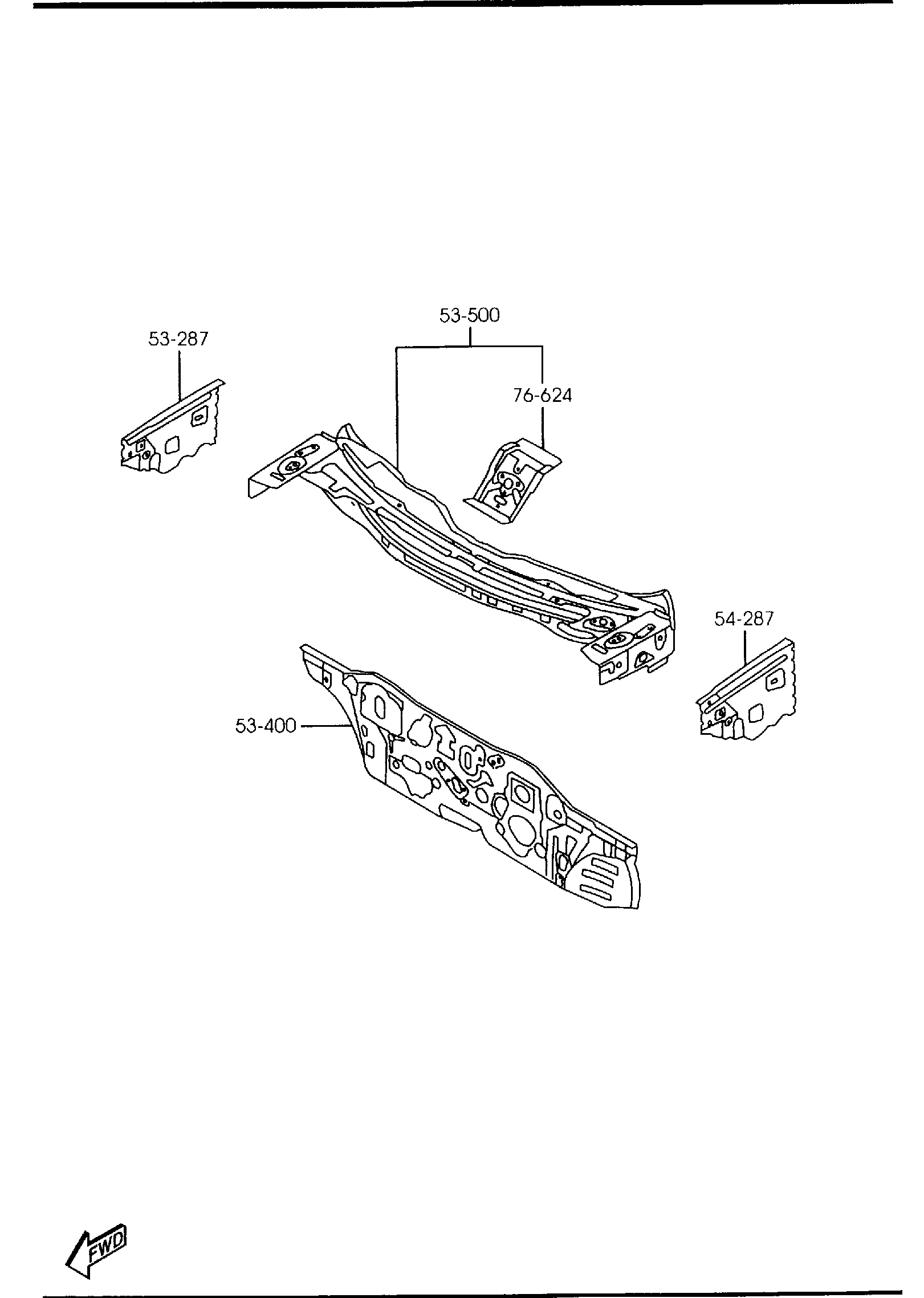 Diagram DASH & COWL PANELS for your 2010 Mazda CX-7  GRAND TOUR 