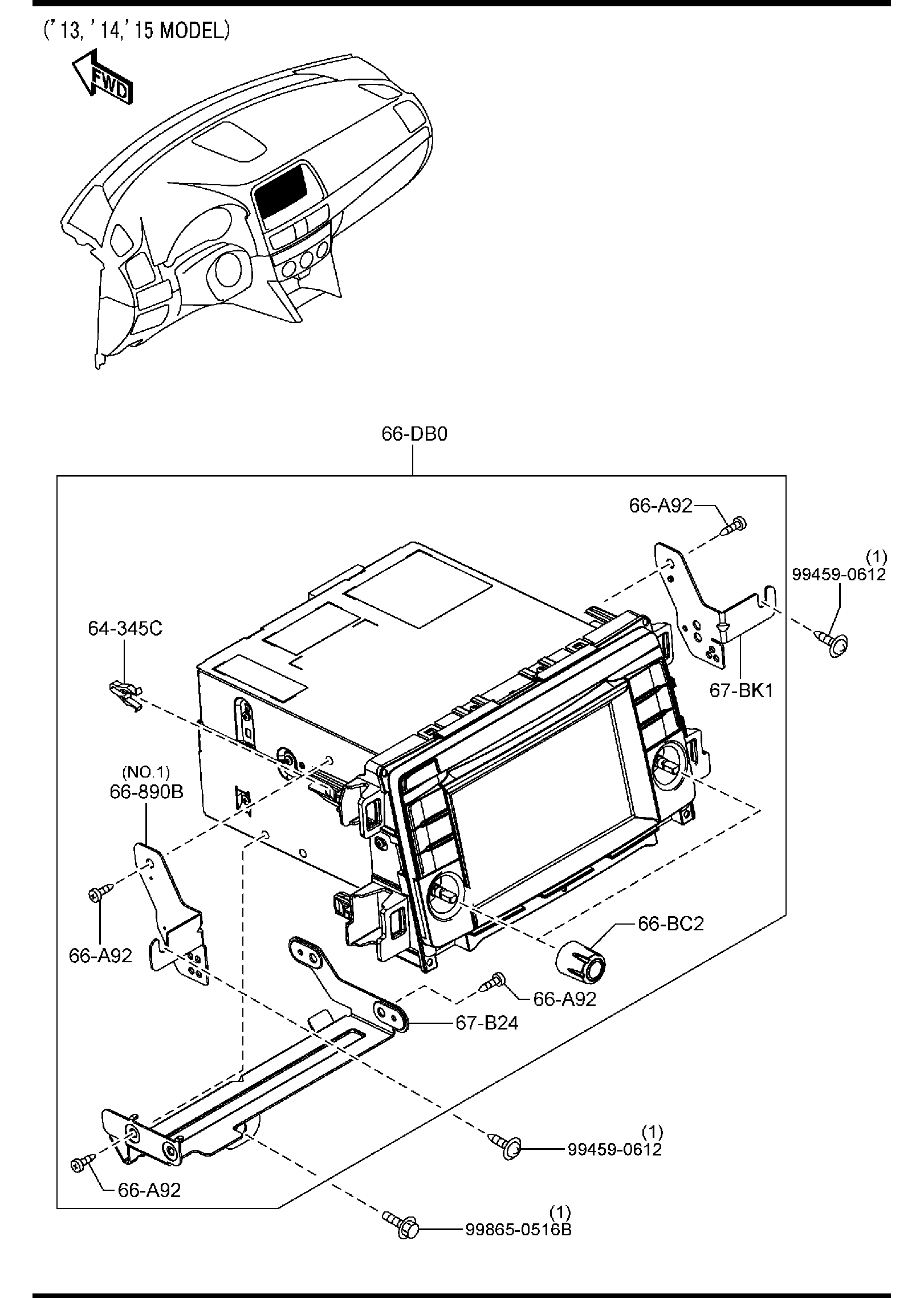 Diagram CAR COMMUNICATION SYSTEM for your Mazda CX-5  