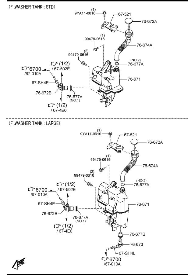 Diagram Windshield Washer For Your Mazda Cx