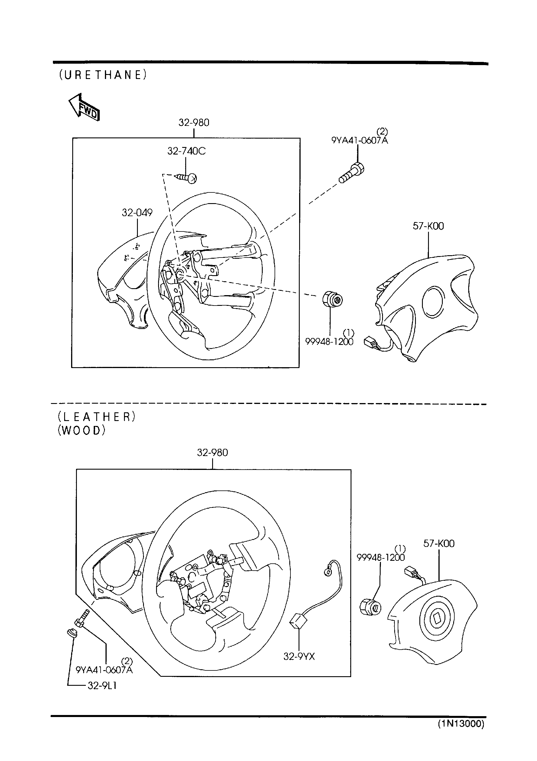 Diagram STEERING WHEEL for your 2023 Mazda CX-5   