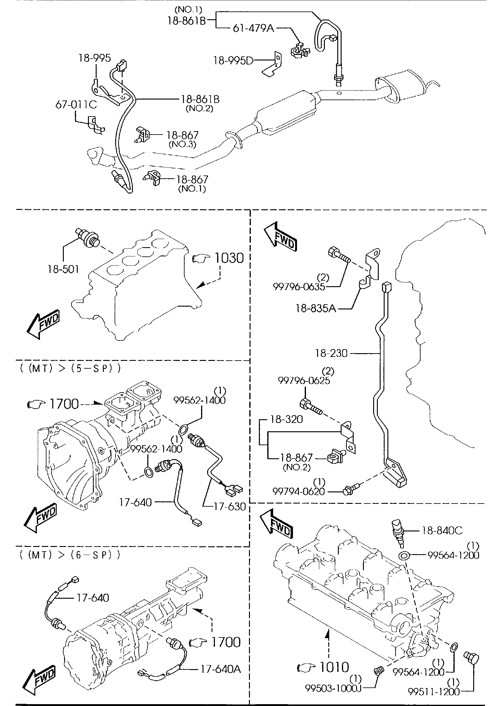 Diagram ENGINE SWITCHES & RELAYS for your 2013 Mazda Mazda6   