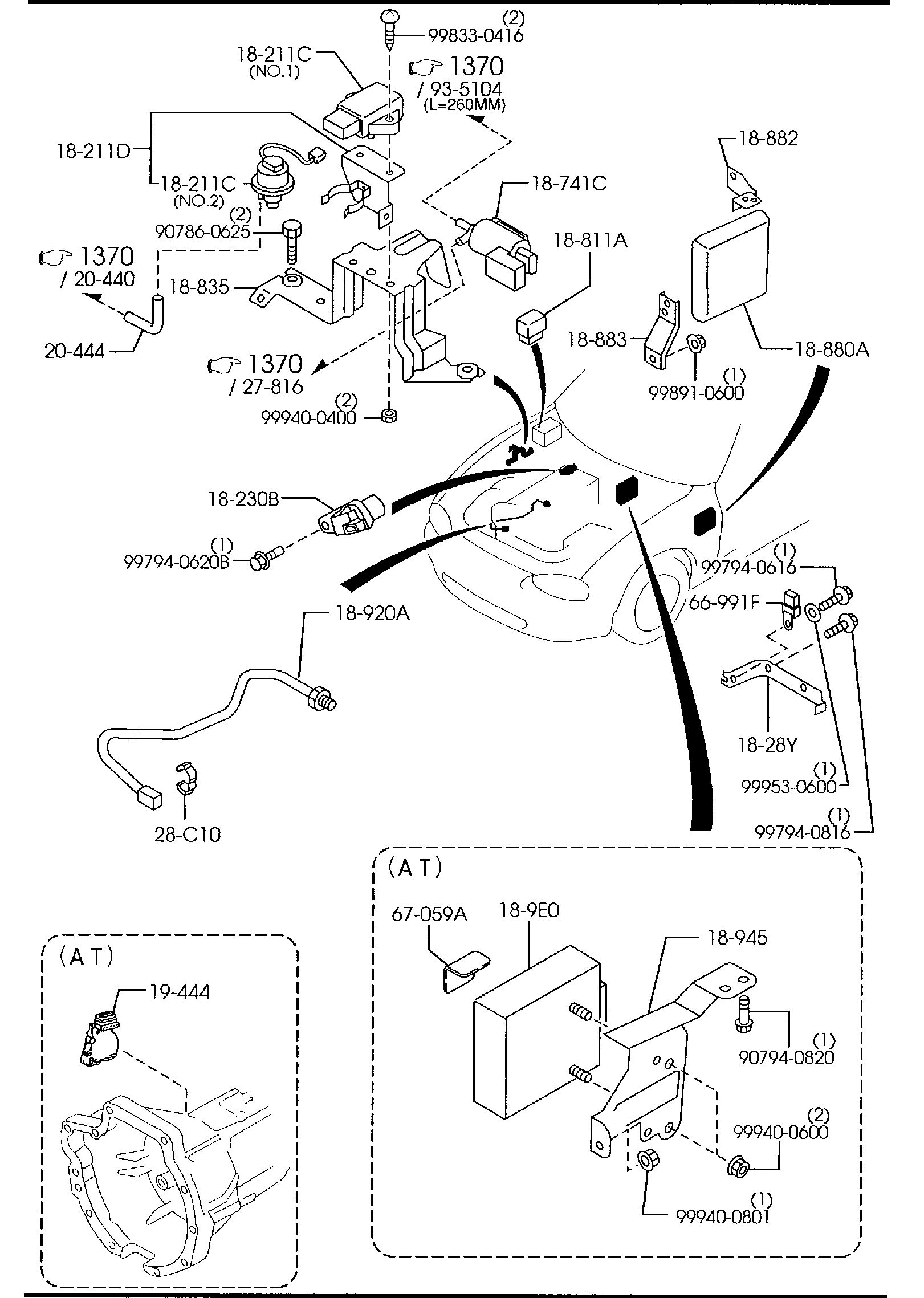 Diagram ENGINE SWITCHES & RELAYS for your 2015 Mazda CX-9  Touring 