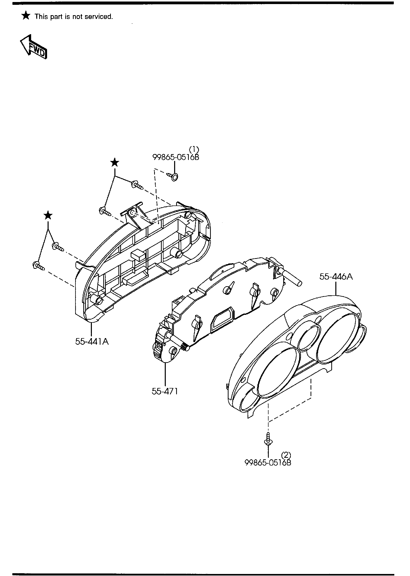 Full size assembly image of METER COMPONENTS (1/1)