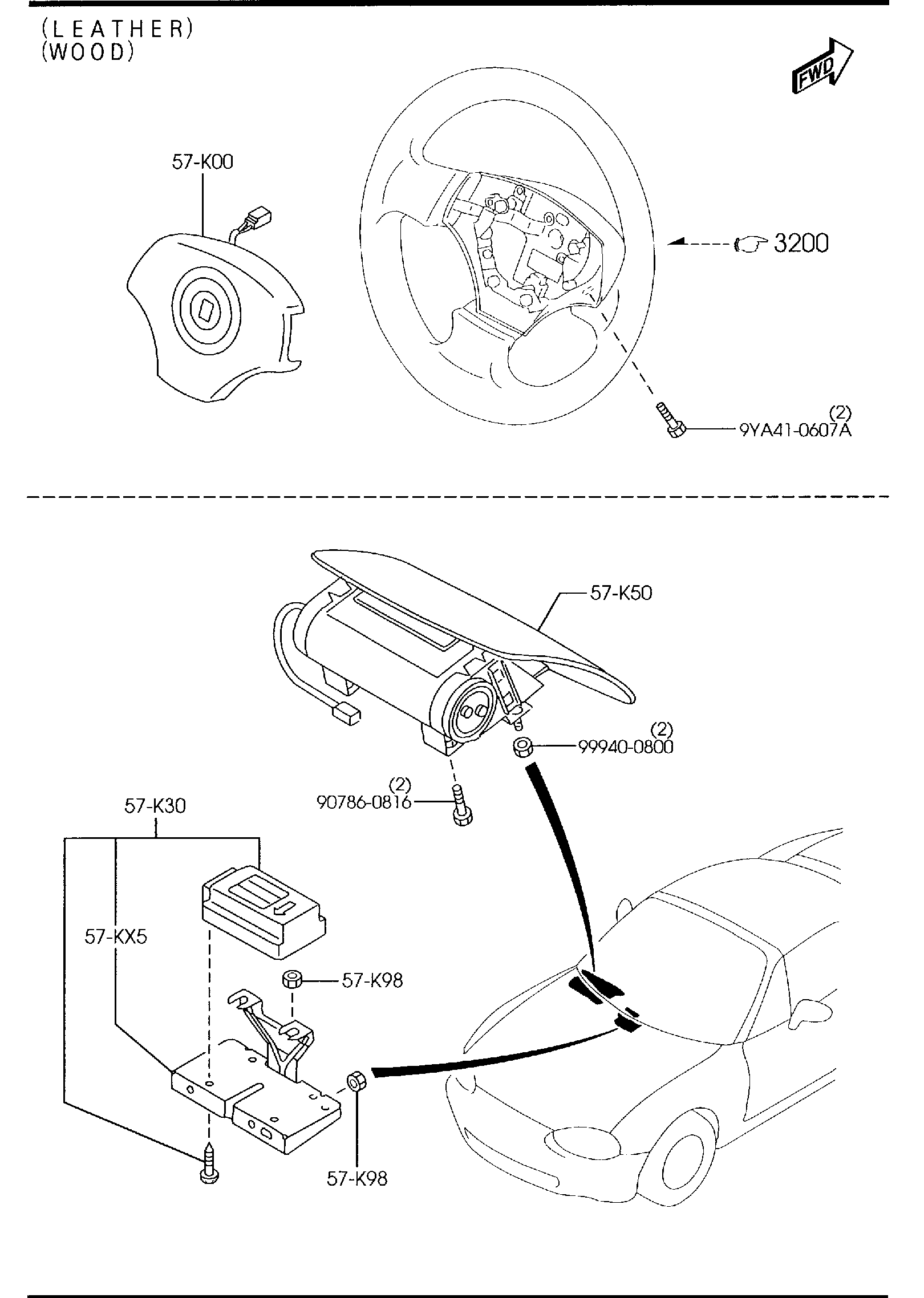 Diagram AIR BAG for your 2019 Mazda CX-5   