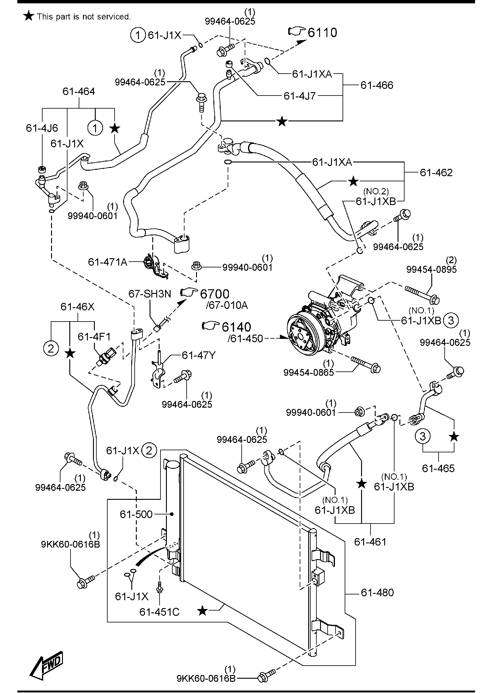 Full size assembly image of AIR CONDITIONER (1/2)