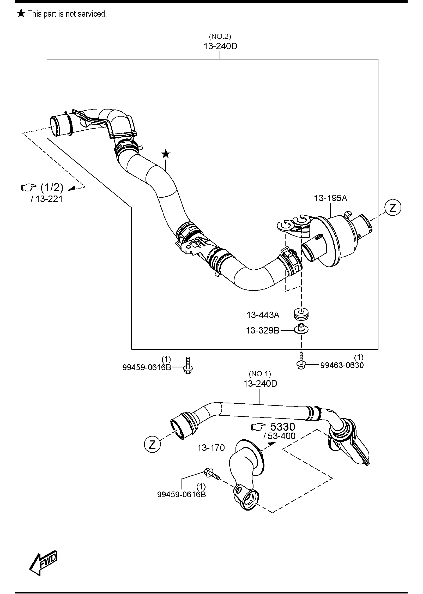 Diagram AIR CLEANER (PYUL) for your 2020 Mazda Mazda3 2.5L AT 4WD SEDAN PREMIUM (VIN Begins: JM1) 