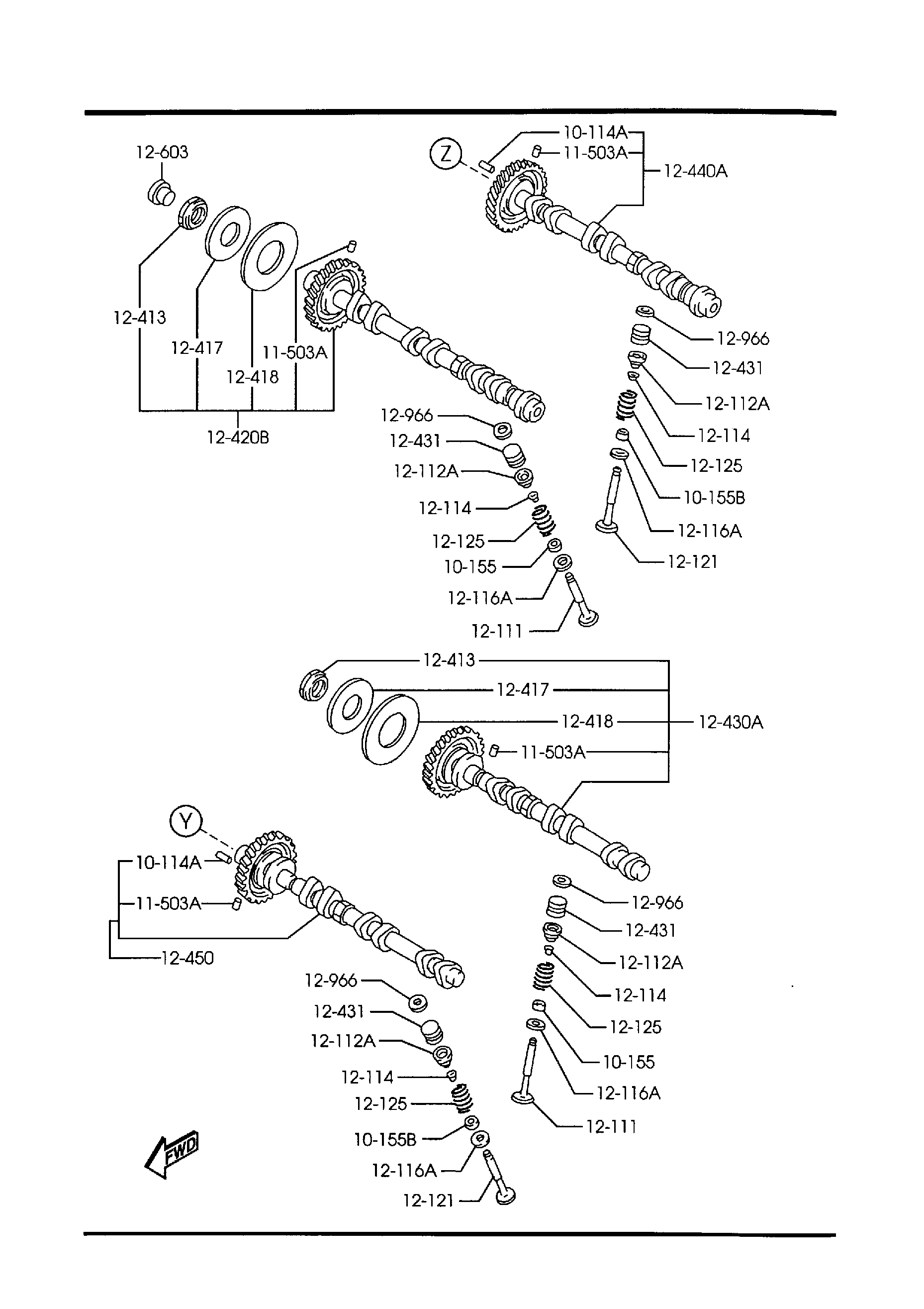 Diagram VALVE SYSTEM (2300CC) for your 2019 Mazda CX-5   
