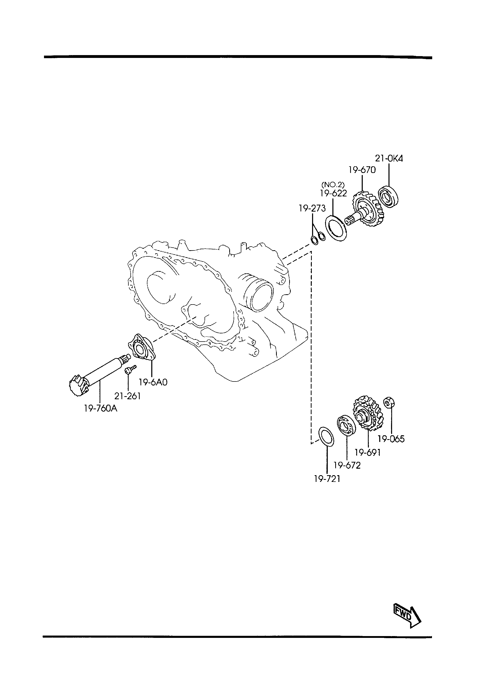Diagram AUTOMATIC TRANSMISSION GOVERNOR, LOW & REVERSE PISTON (2300CC) for your 2008 Mazda CX-9   