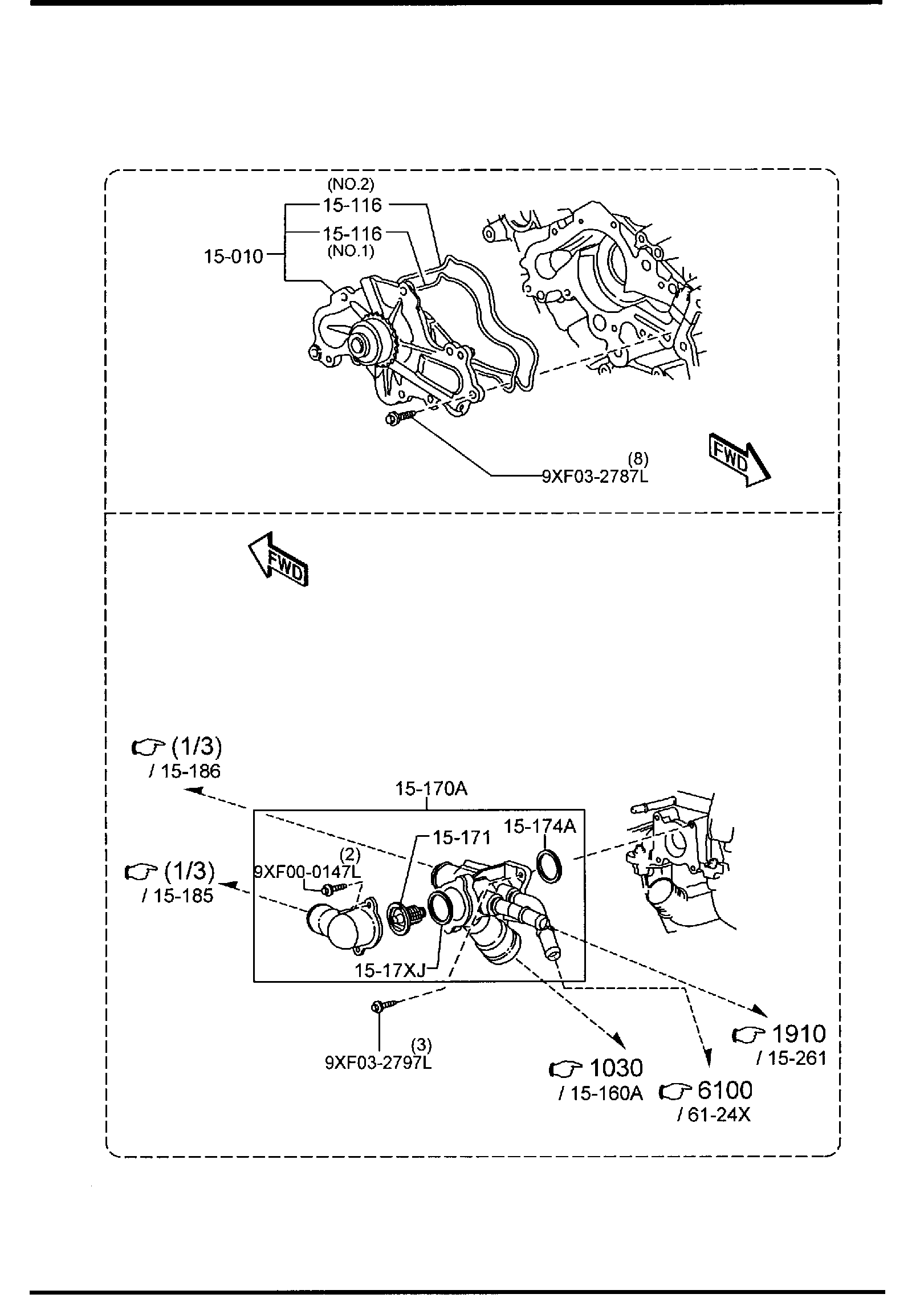 Diagram COOLING SYSTEM for your 2011 Mazda Mazda3   