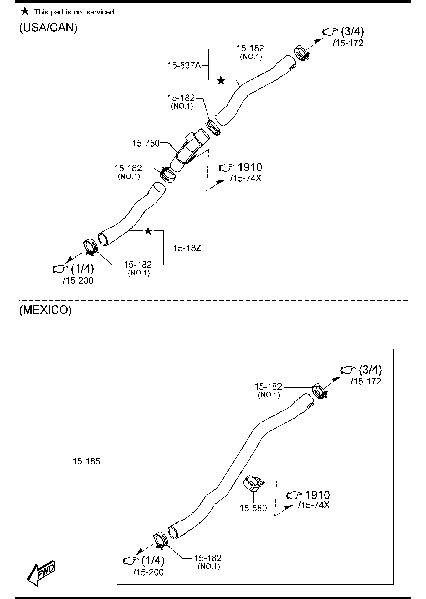 Diagram COOLING SYSTEM for your Mazda RX-8  