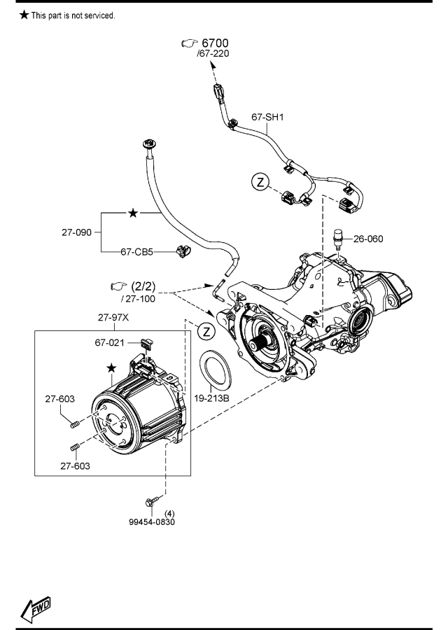 Diagram REAR DIFFERENTIALS for your 1994 Mazda B3000   