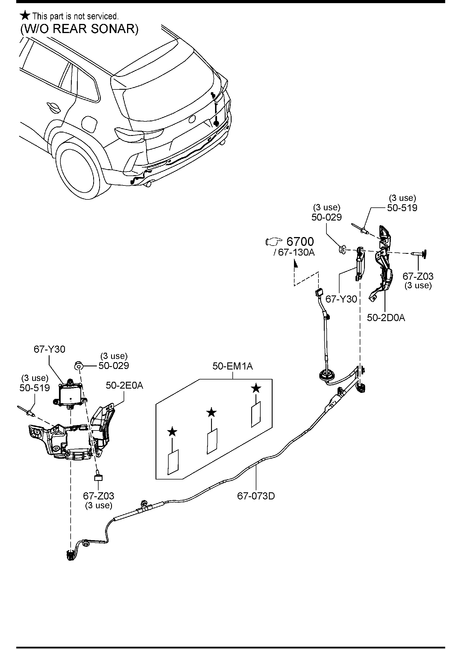 Diagram REAR BUMPER for your 2010 Mazda Mazda3 2.5L AT HATCHBACK SP 