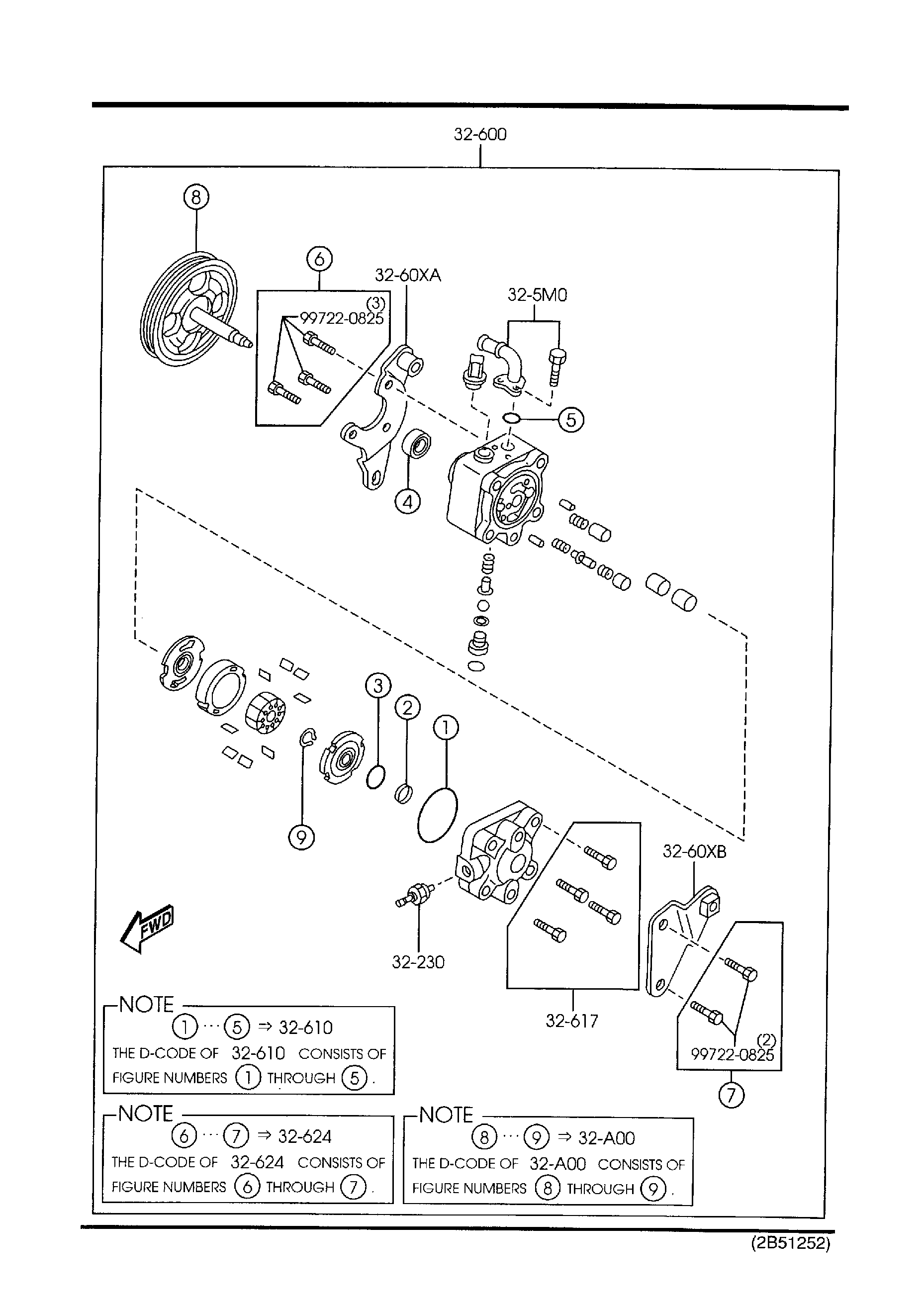 Diagram POWER STEERING SYSTEM (1800CC) for your Mazda
