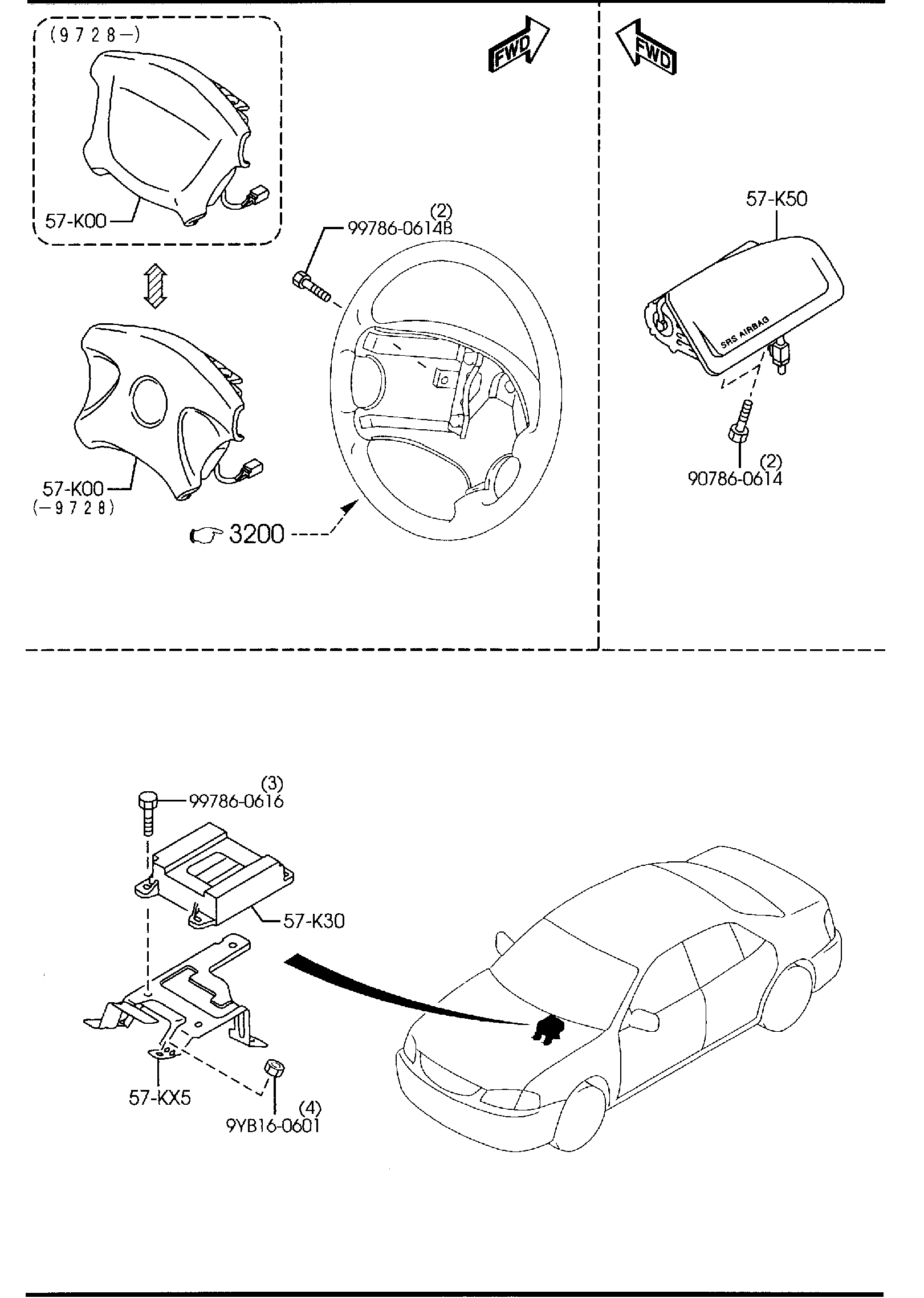 Diagram AIR BAG for your 2019 Mazda CX-5   