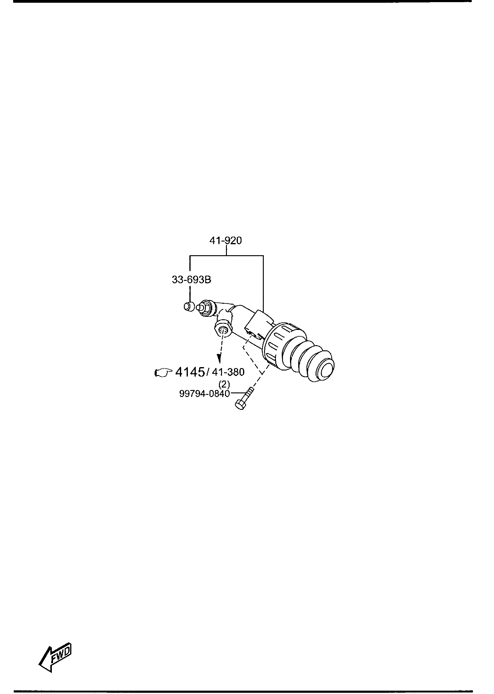 Diagram CLUTCH RELEASE & MASTER CYLINDERS (MANUAL TRANSMISSION) for your 2016 Mazda Mazda3  HATCHBACK I (VIN Begins: JM1) 