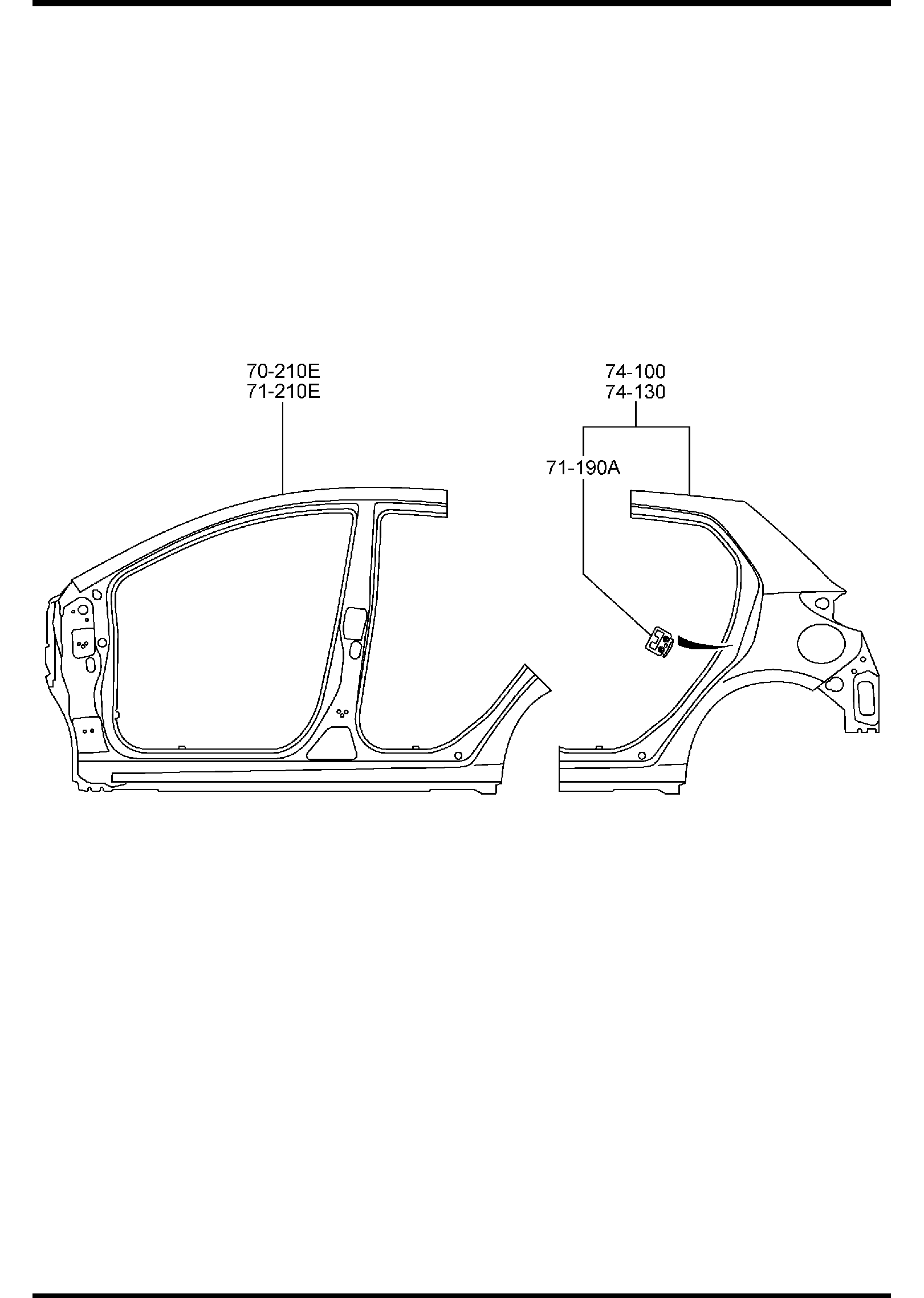 Diagram SIDE PANELS for your 2012 Mazda CX-7   