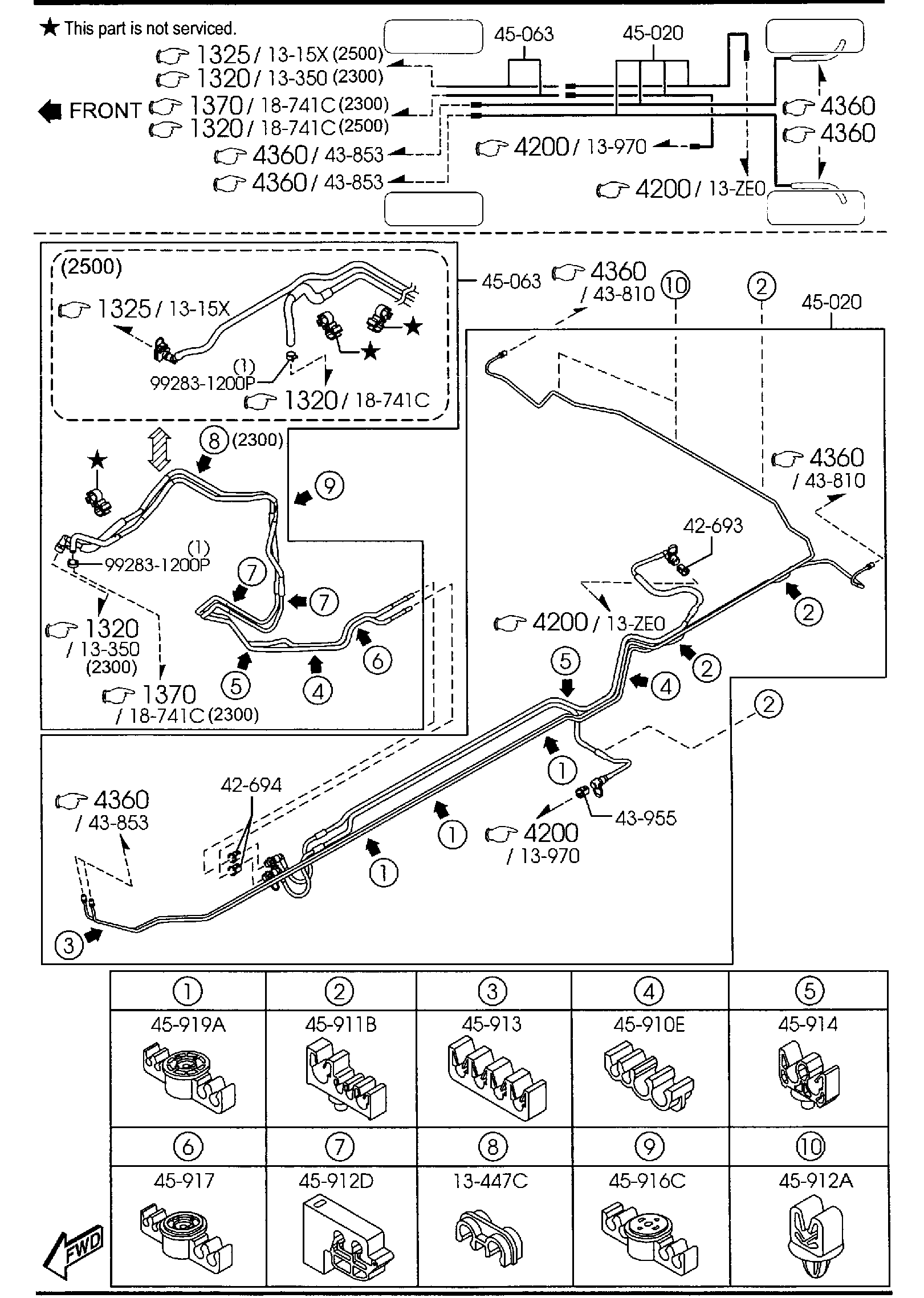 Diagram FUEL PIPINGS for your 2008 Mazda MX-5 Miata  W/RETRACTABLE HARD TOP P SPORT 