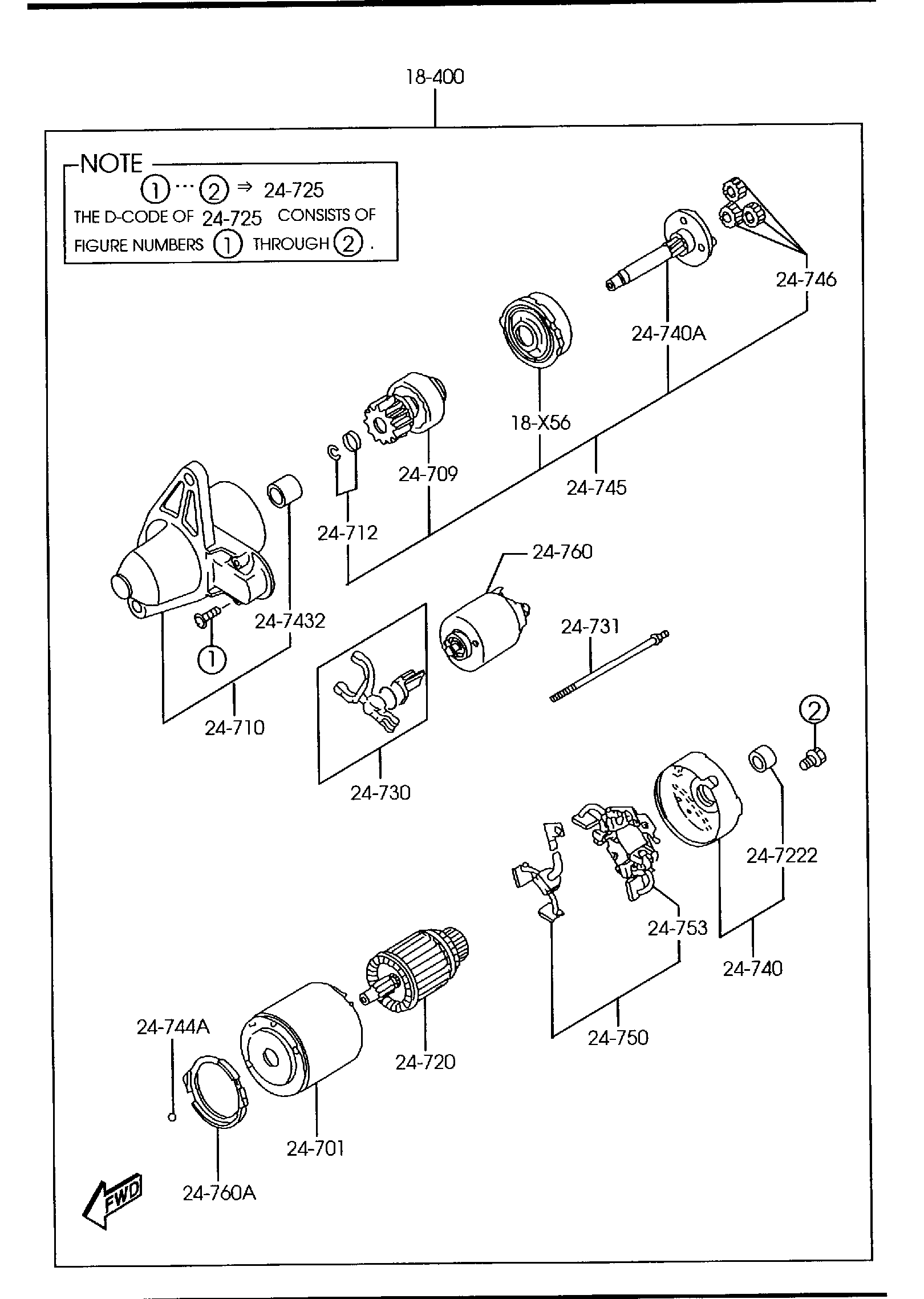 Diagram STARTER (MT) for your 2013 Mazda MX-5 Miata   