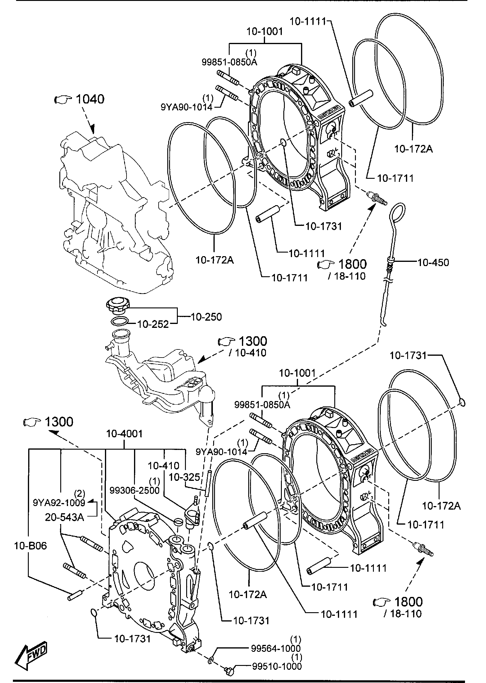 Full size assembly image of ROTOR HOUSING (1/1)