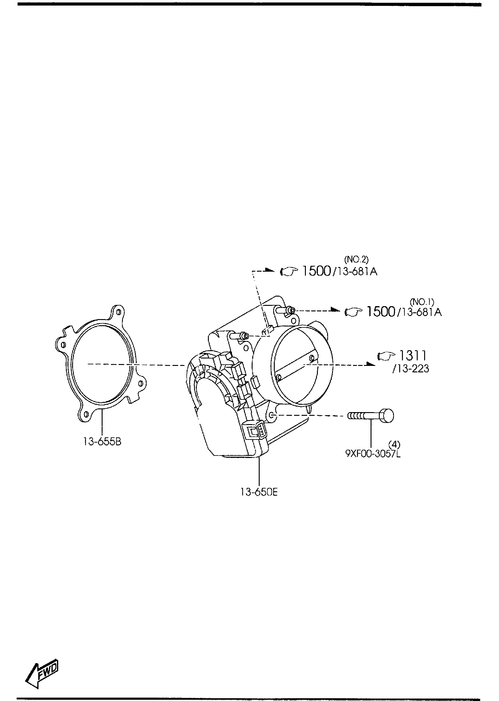 Diagram THROTTLE BODY for your 2005 Mazda Mazda3  HATCHBACK SP 