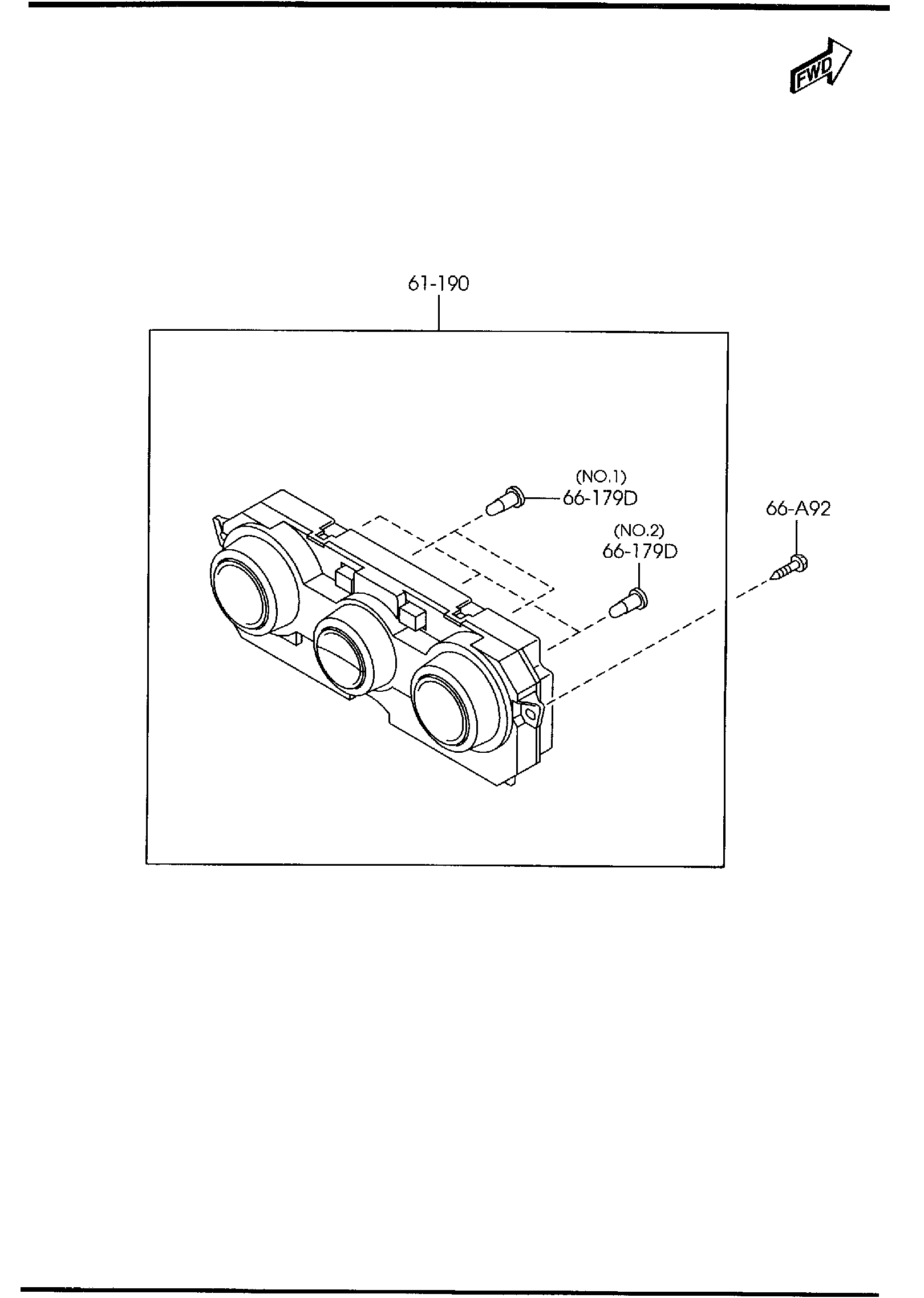 Full size assembly image of HEATER CONTROLS (1/1)