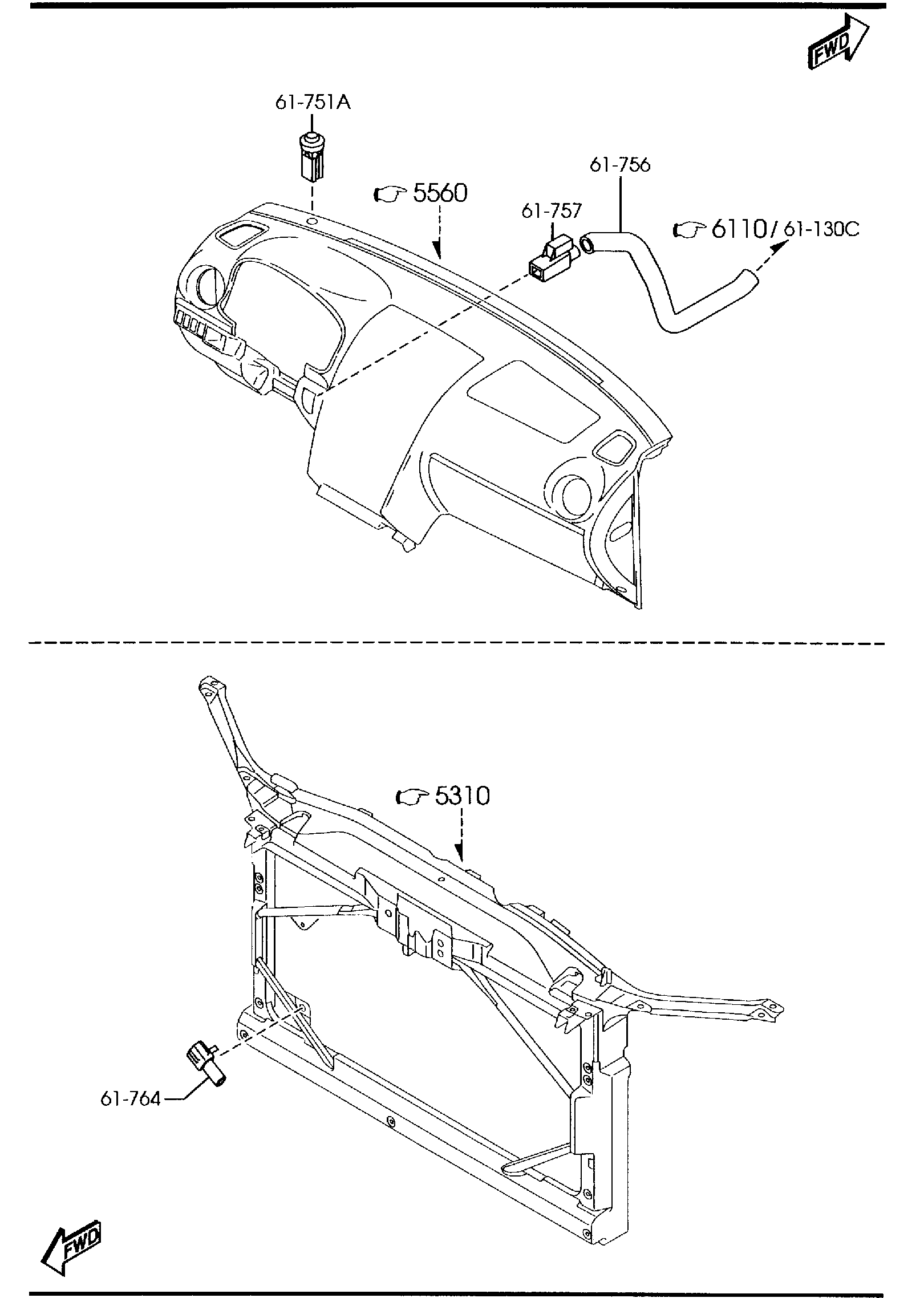 Diagram AIR CONDITIONER for your Mazda