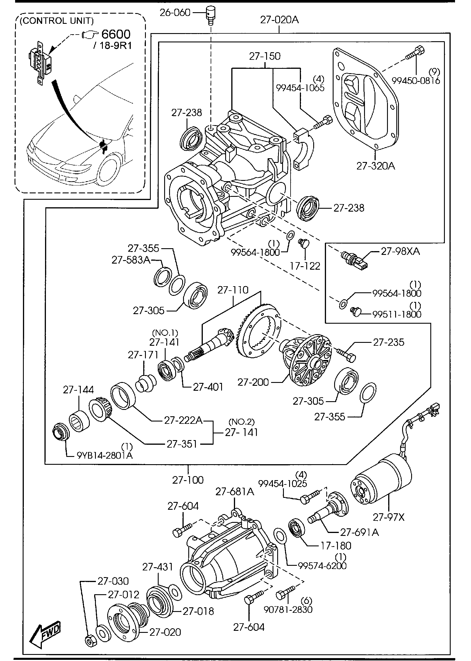 Diagram REAR DIFFERENTIALS for your 2014 Mazda Mazda3  SEDAN I (VIN Begins: JM1) 