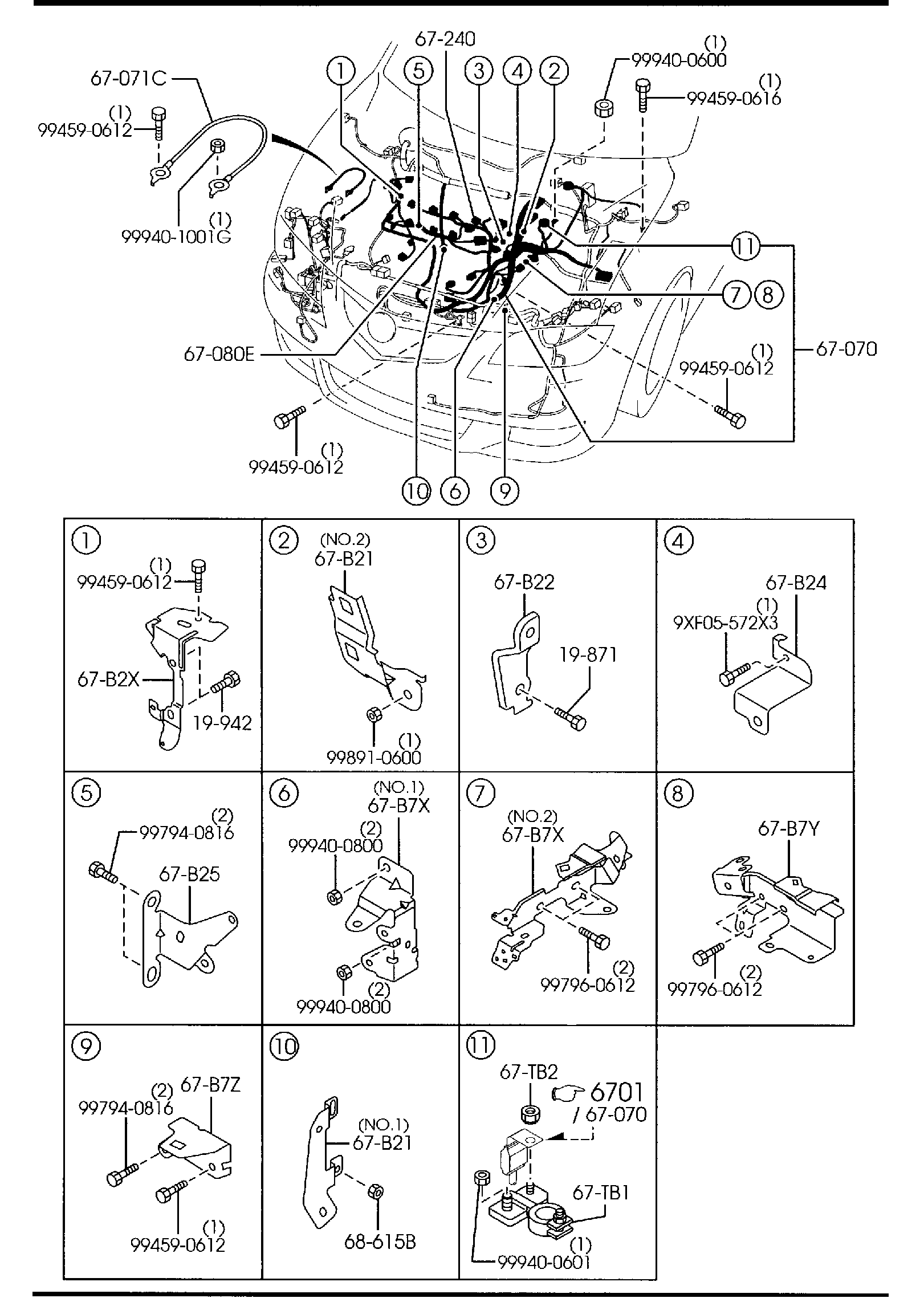 Diagram ENGINE & TRANSMISSION WIRING HARNESSES (2000CC) for your 2015 Mazda CX-5  GRAND TOUR 