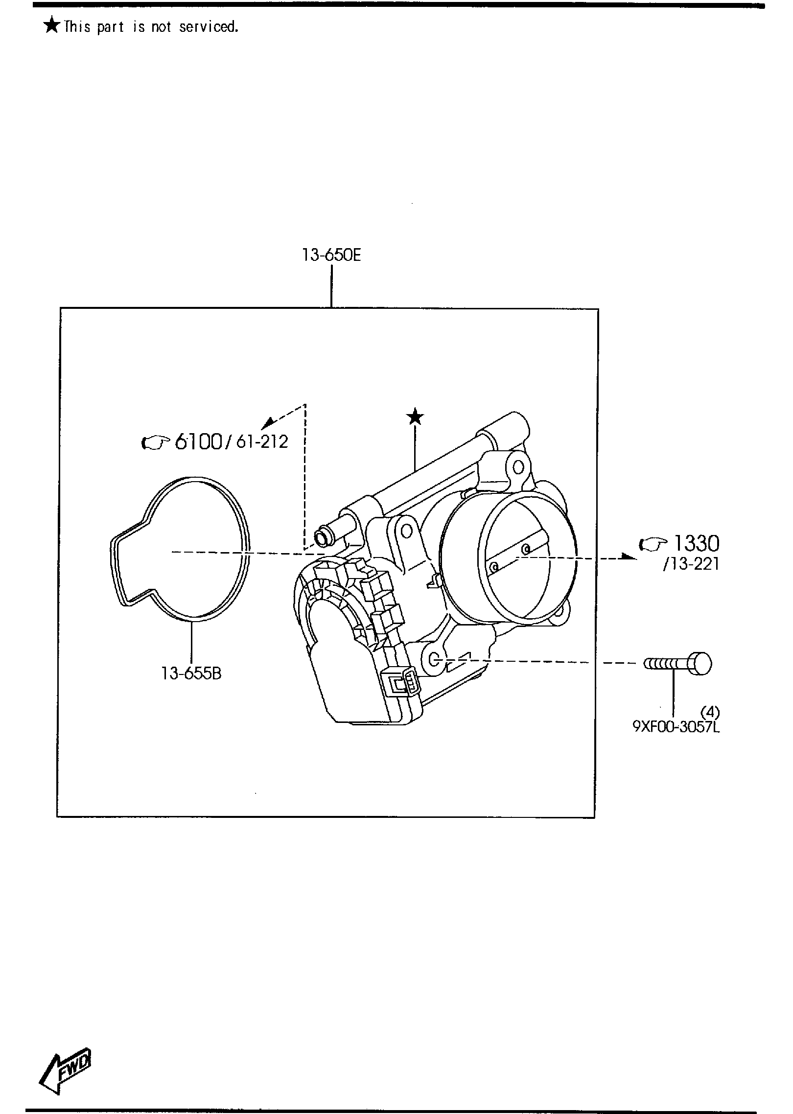 Diagram THROTTLE BODY for your 2010 Mazda Mazda3  HATCHBACK SPEED3 