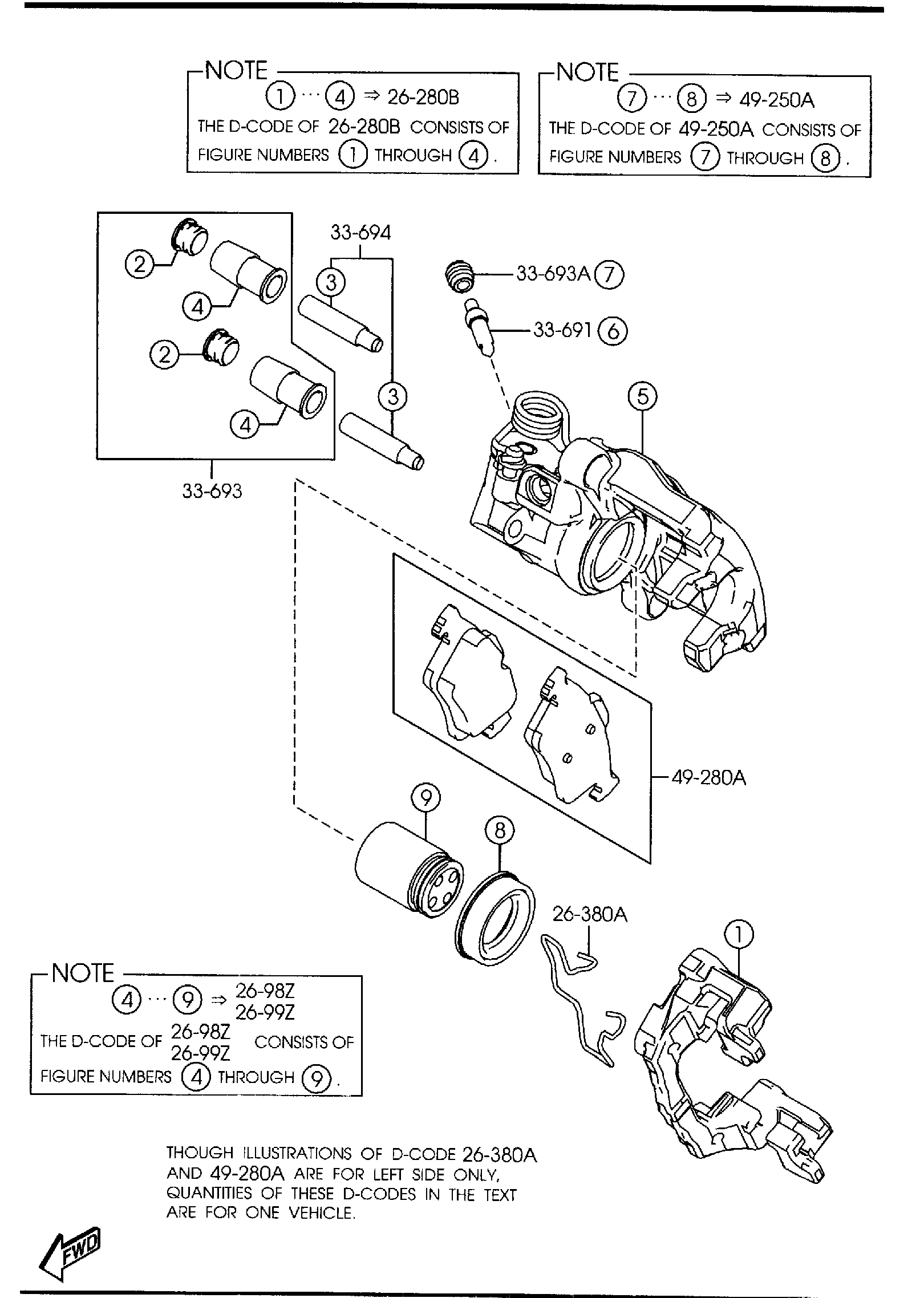 Diagram REAR BRAKE MECHANISMS for your 2016 Mazda Mazda3 2.0L AT 2WD SEDAN I (VIN Begins: JM1) 