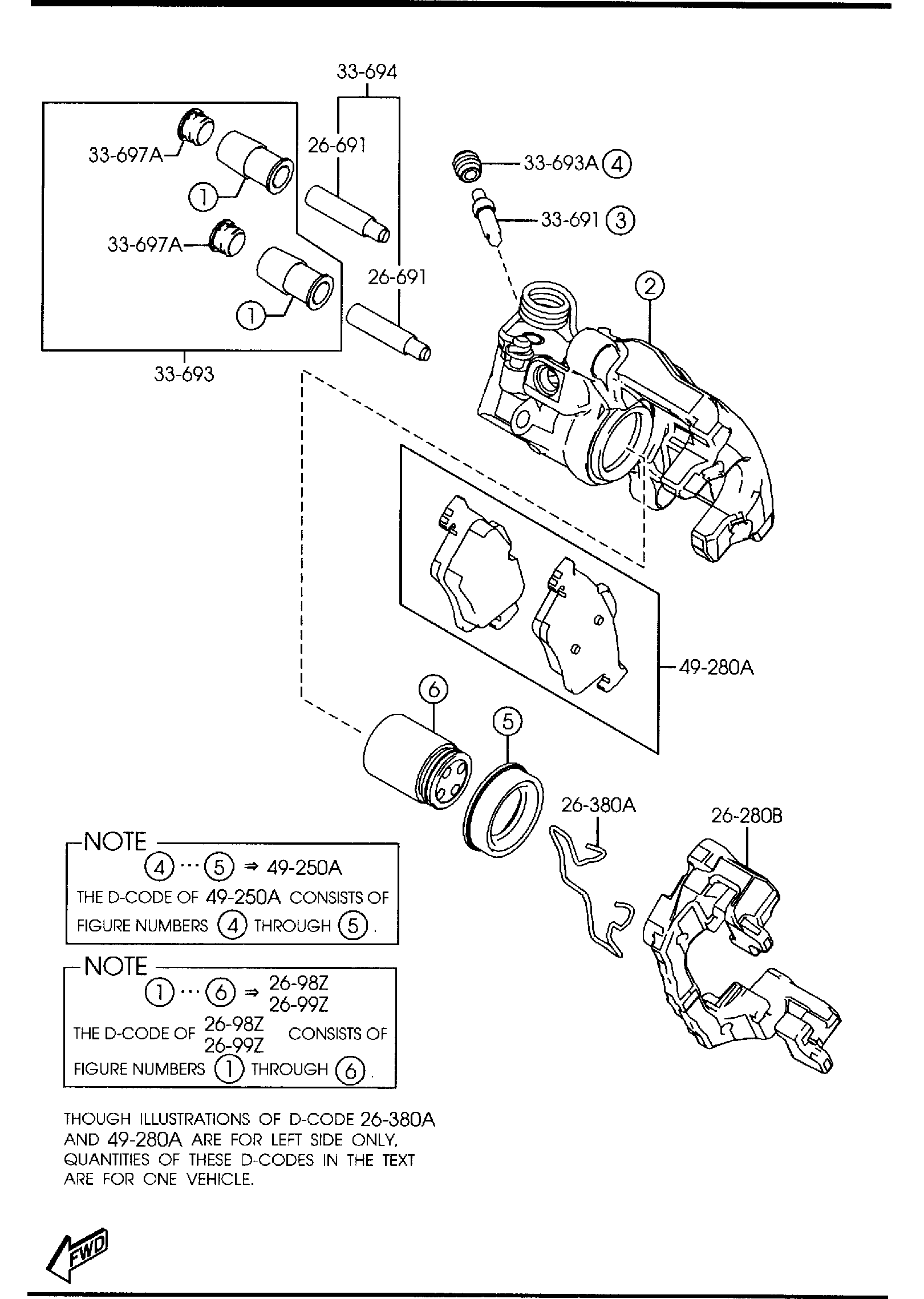 Diagram REAR BRAKE MECHANISMS for your 2016 Mazda Mazda3 2.0L MT 2WD SEDAN I (VIN Begins: JM1) 