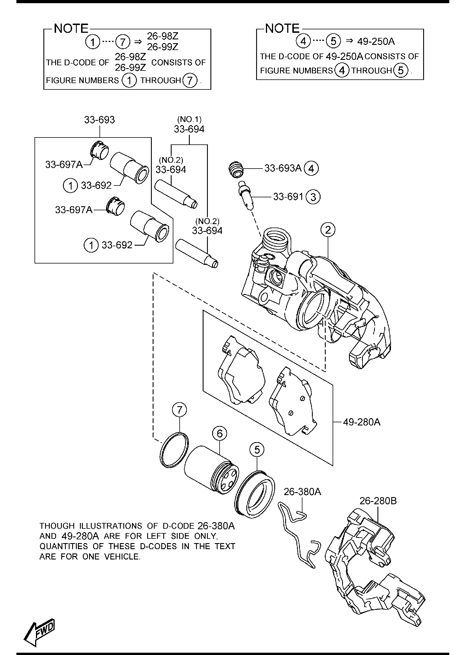 Diagram REAR BRAKE MECHANISMS for your 2016 Mazda Mazda3 2.0L AT 2WD SEDAN I (VIN Begins: JM1) 