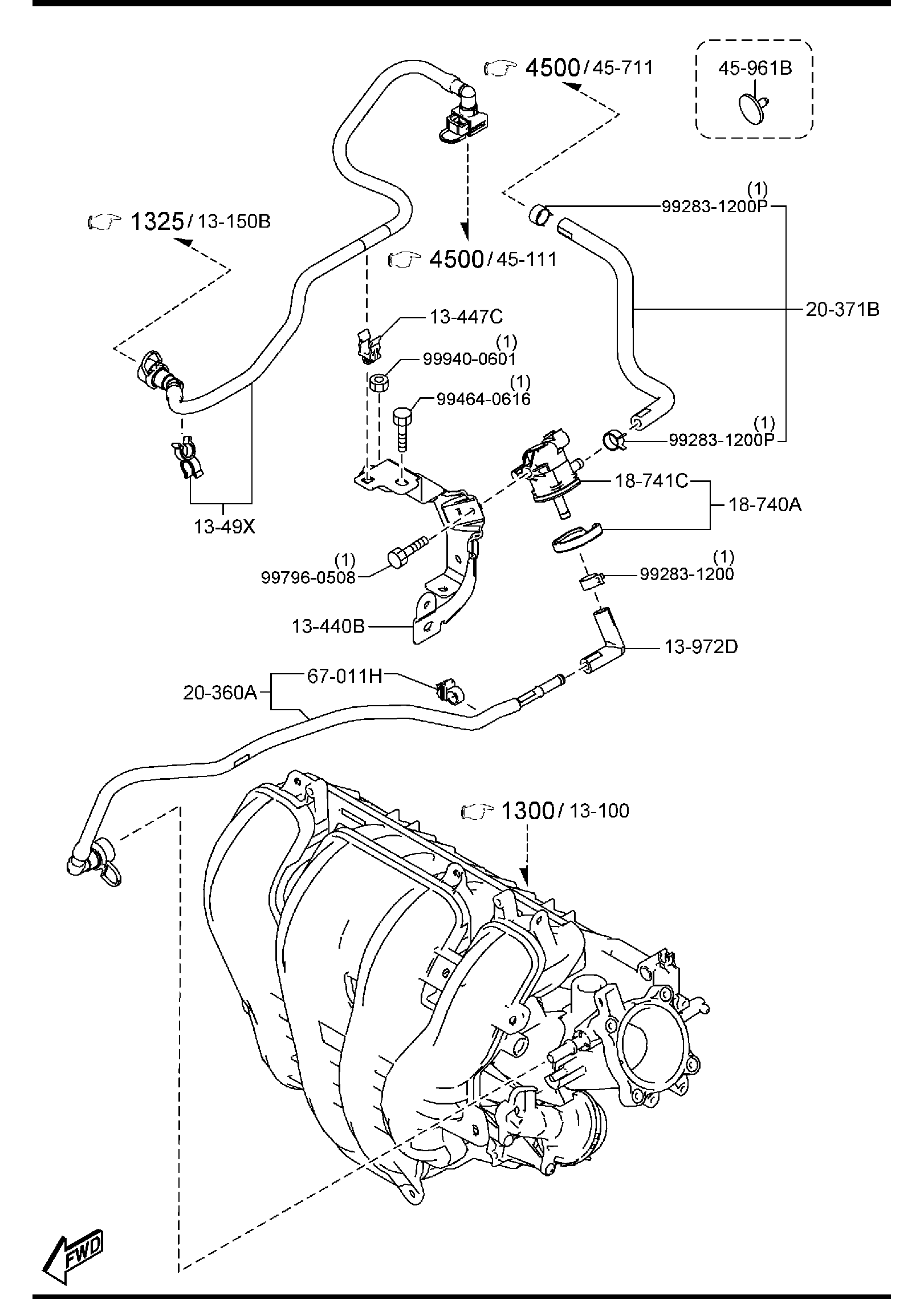 Diagram FUEL SYSTEM for your 2010 Mazda Mazda3  HATCHBACK SPEED3 