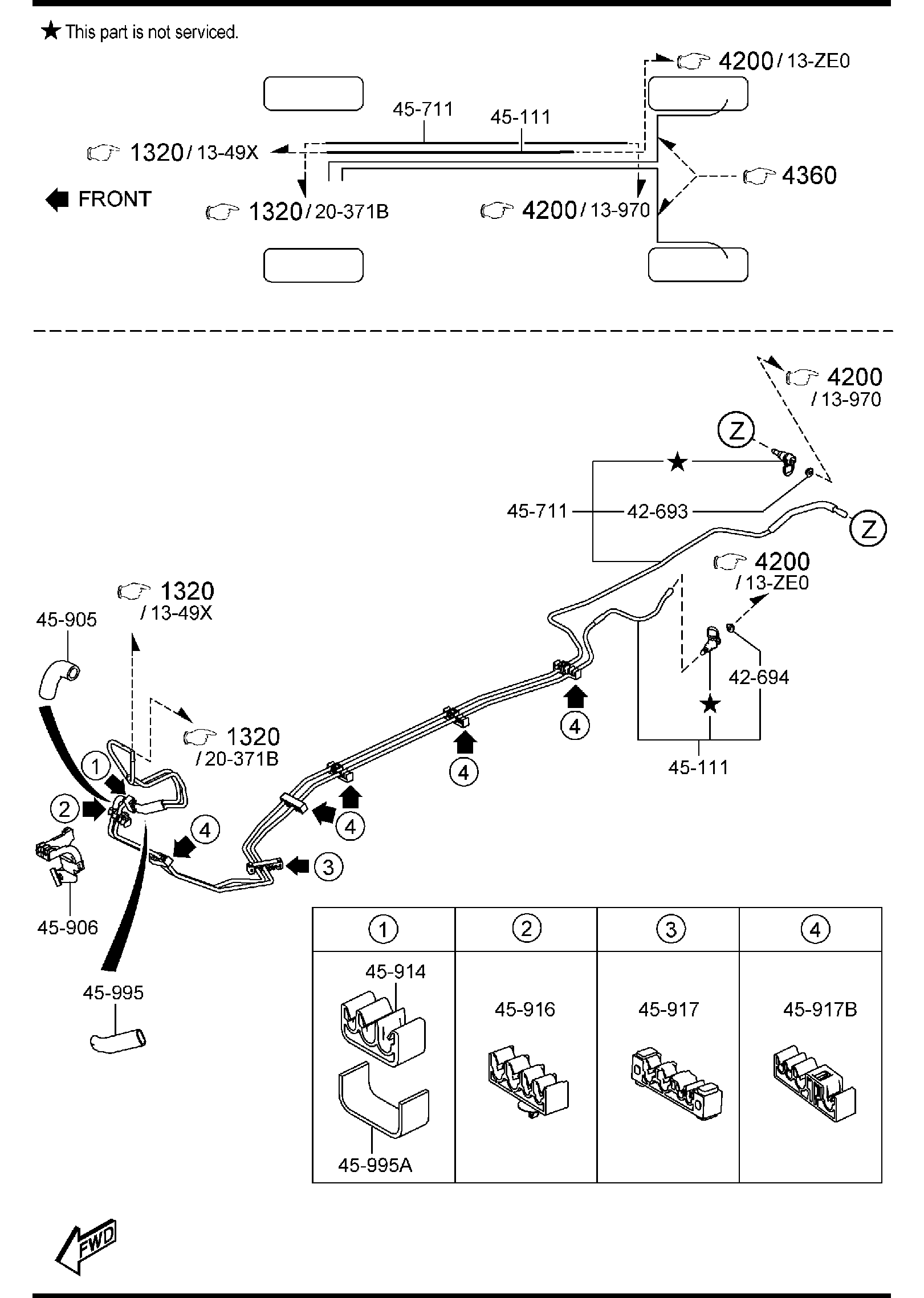 Diagram FUEL PIPINGS for your 2008 Mazda MX-5 Miata  W/RETRACTABLE HARD TOP P SPORT 