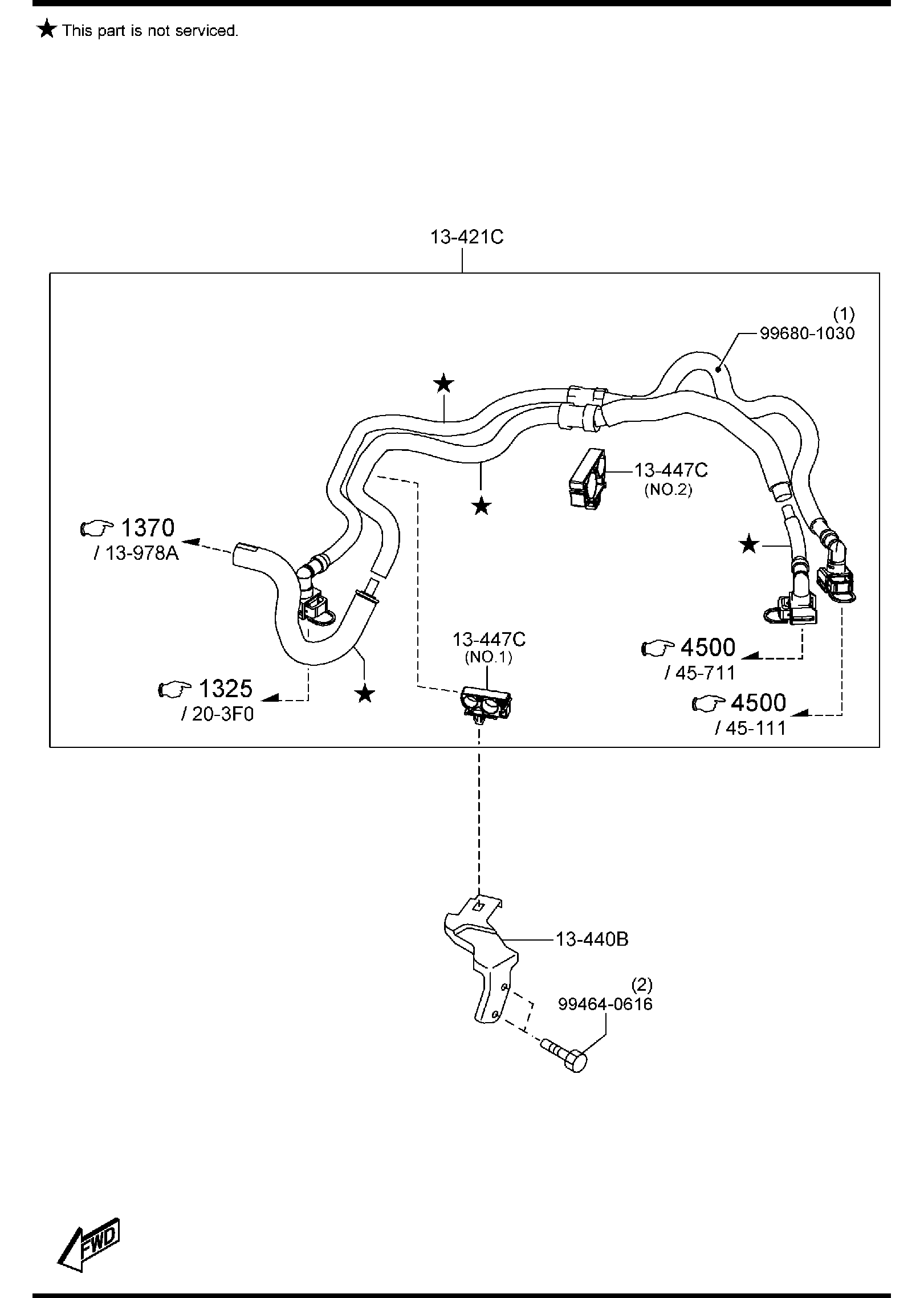 Diagram FUEL SYSTEM for your 2010 Mazda CX-9   