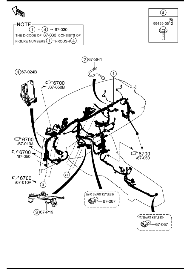 Diagram DASHBOARD WIRING HARNESSES for your 2016 Mazda Mazda6   