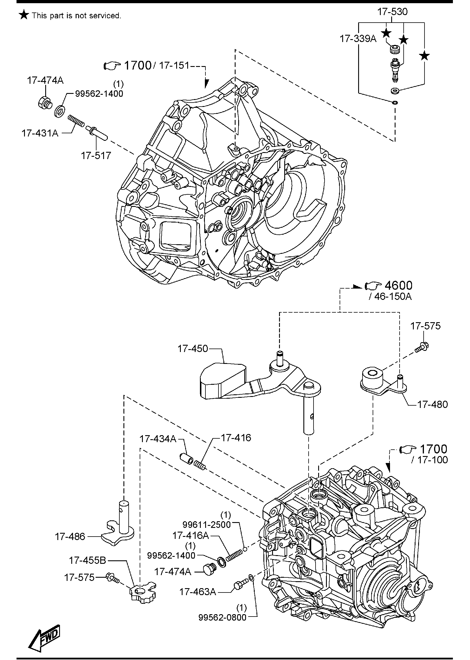 Diagram MANUAL TRANSMISSION CHANGE CONTROL SYSTEM for your 2007 Mazda B3000   