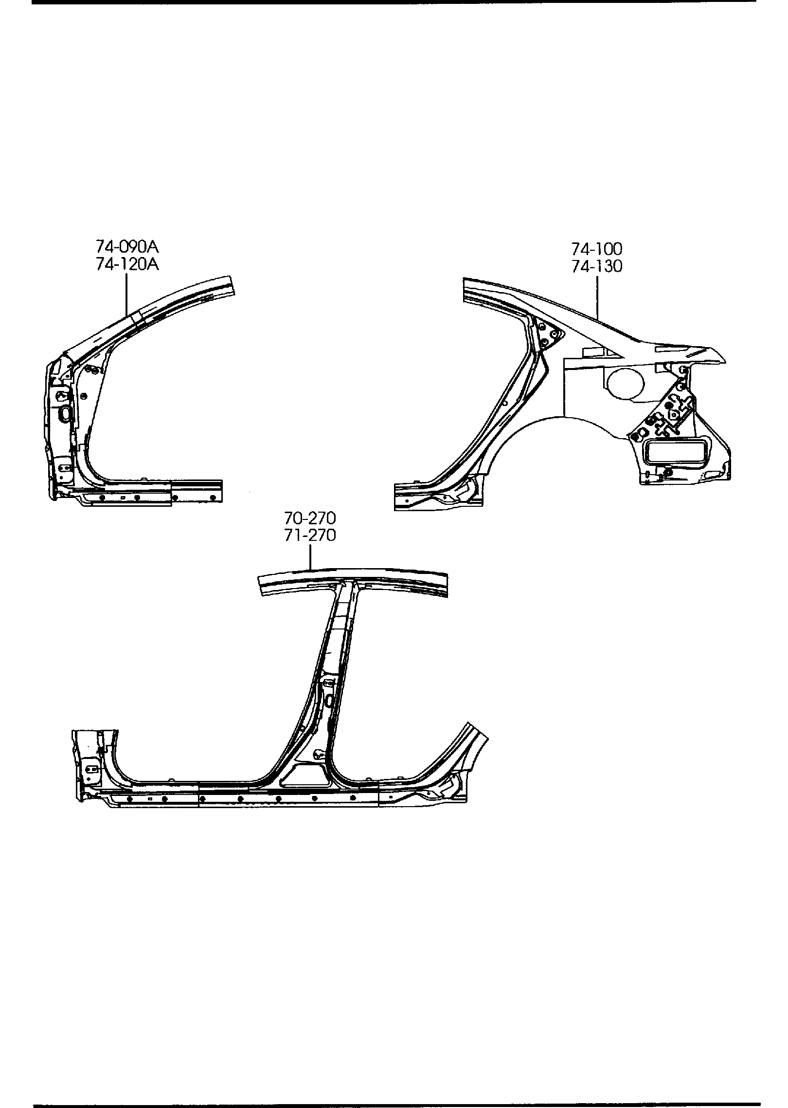 Diagram SIDE PANELS for your 2021 Mazda Mazda3   