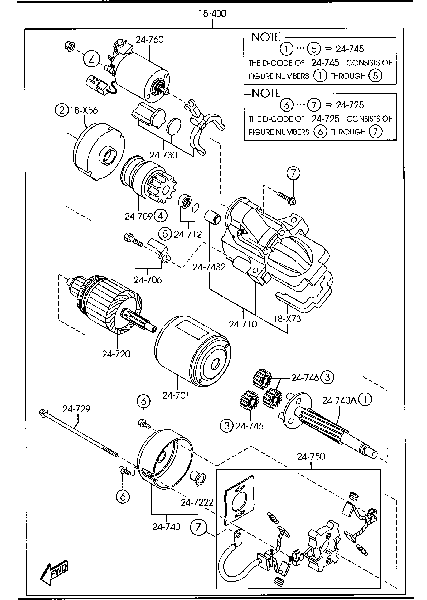 Diagram STARTER for your 2023 Mazda MX-30   