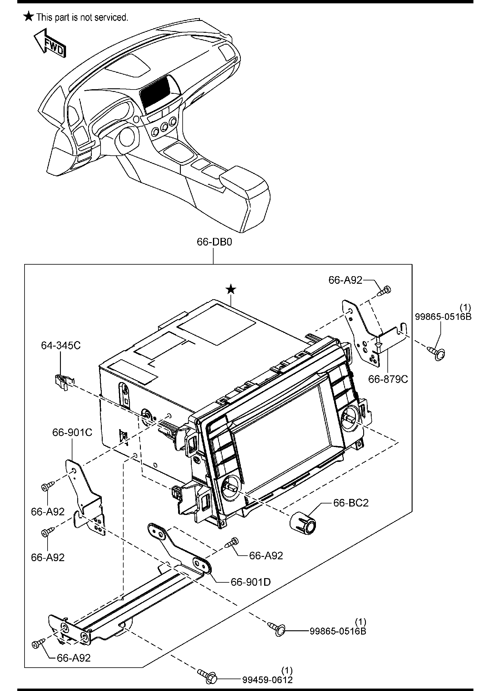 Diagram CAR COMMUNICATION SYSTEM ('14,'15 MODEL) for your 2018 Mazda CX-5   